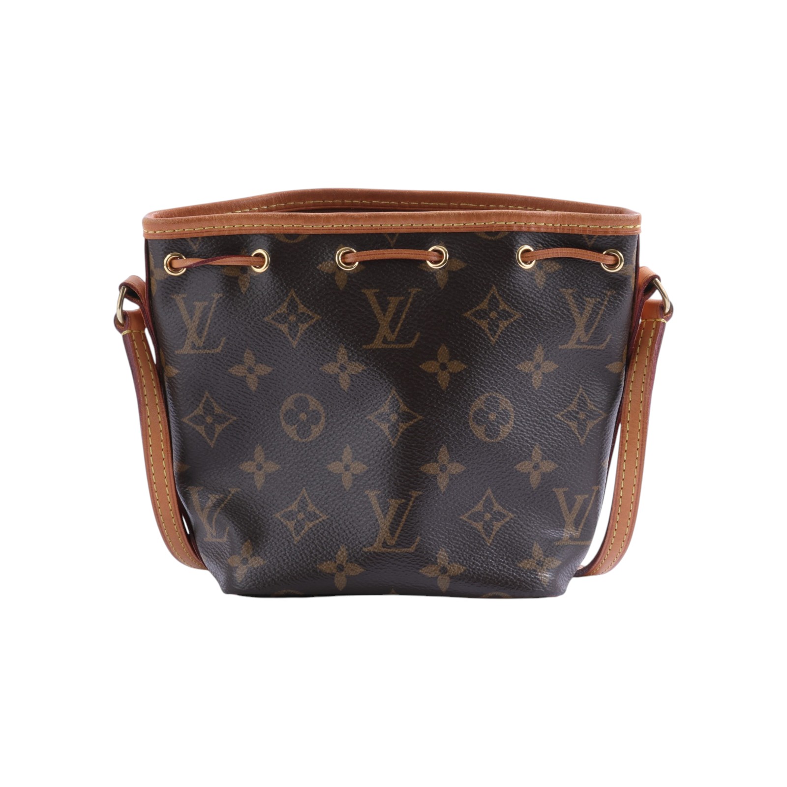 路易威登 LOUIS VUITTON Nano Noé 舊款 束口水桶包 M41346 原花NANO NOE舊版 防塵袋