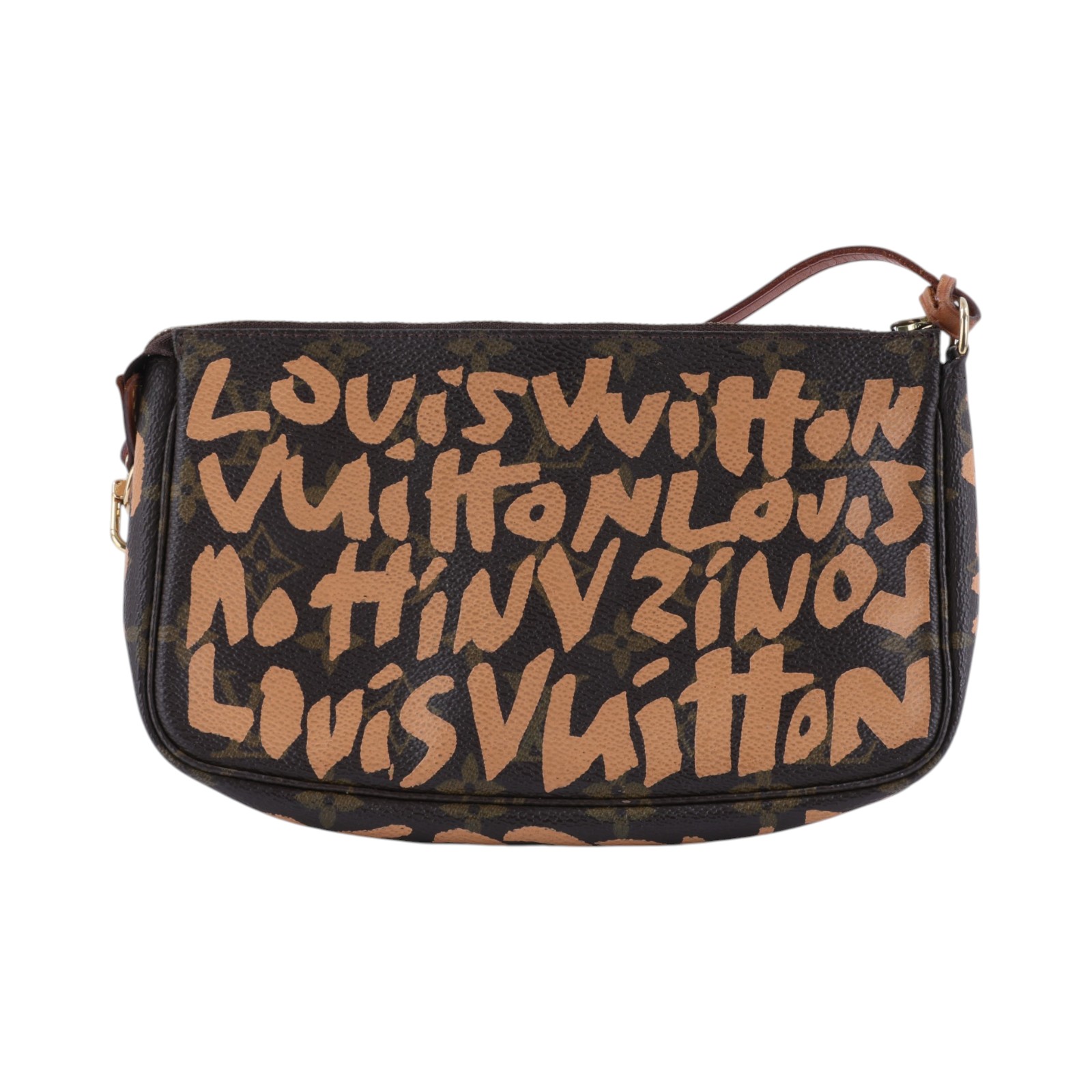 路易威登 LOUIS VUITTON Monogram Graffiti Pochette Accessoires 麻將包 M92193  無附屬品