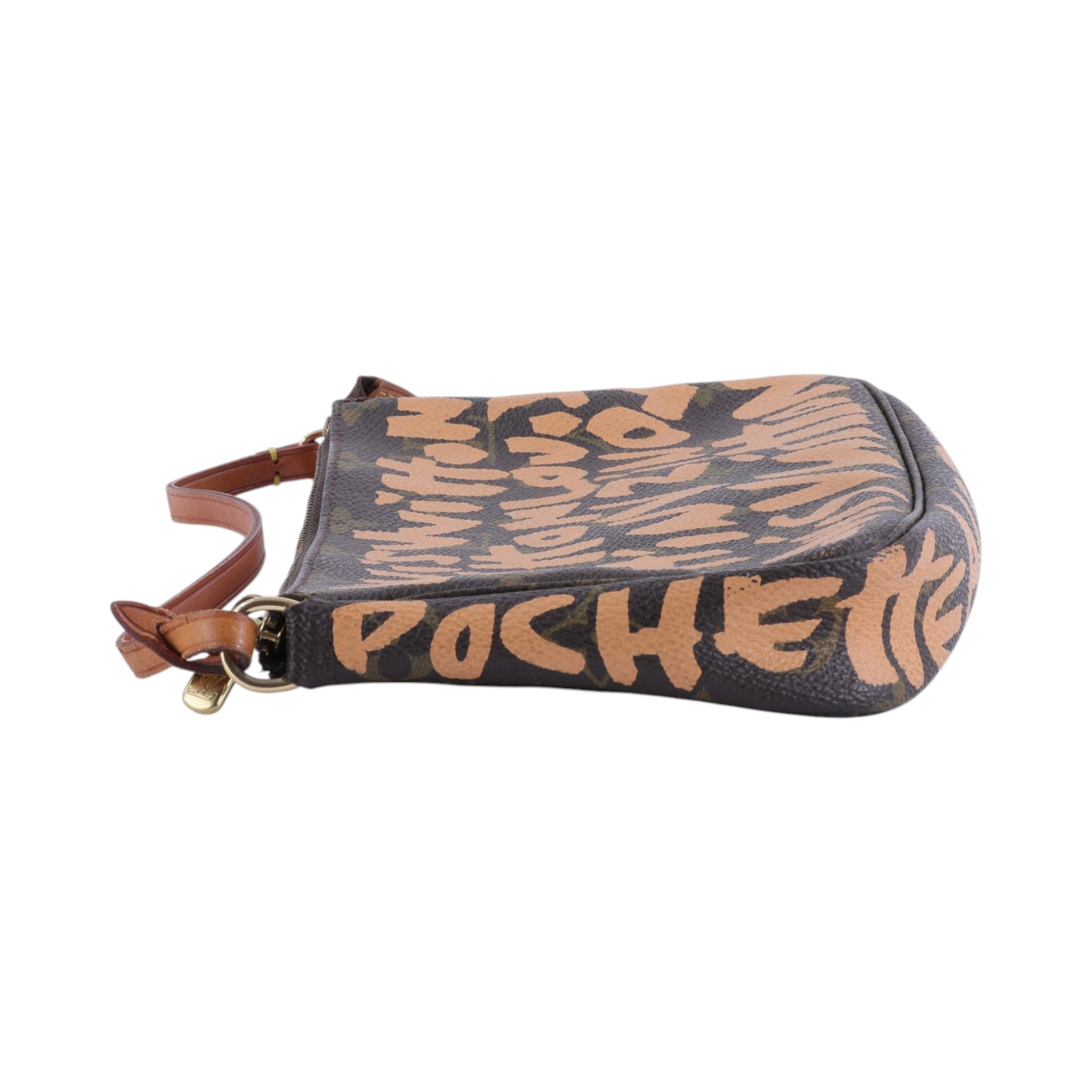 路易威登 LOUIS VUITTON Monogram Graffiti Pochette Accessoires 麻將包 M92193  無附屬品