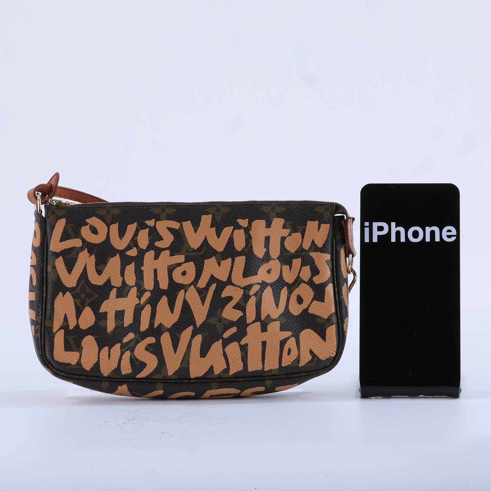 路易威登 LOUIS VUITTON Monogram Graffiti Pochette Accessoires 麻將包 M92193  無附屬品