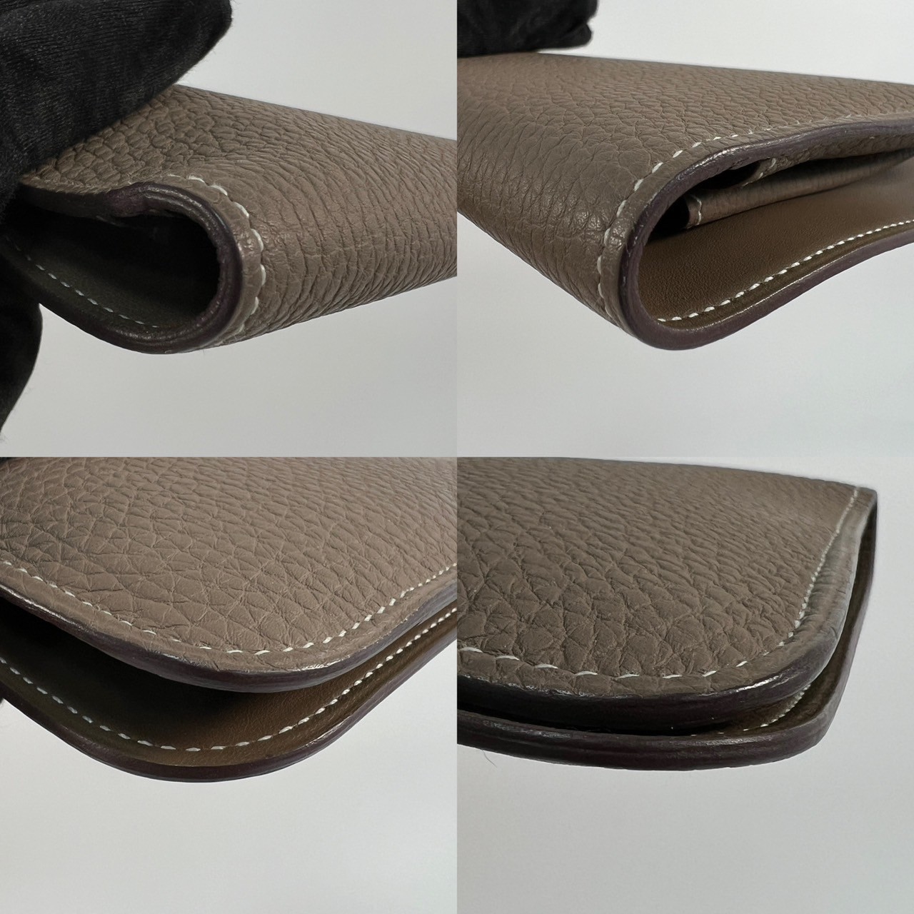 愛馬仕 Hermès Dogon Wallet 錢包 長夾 DOGONW Y刻 大象灰Dogon長夾 原廠盒子//購買證明影本