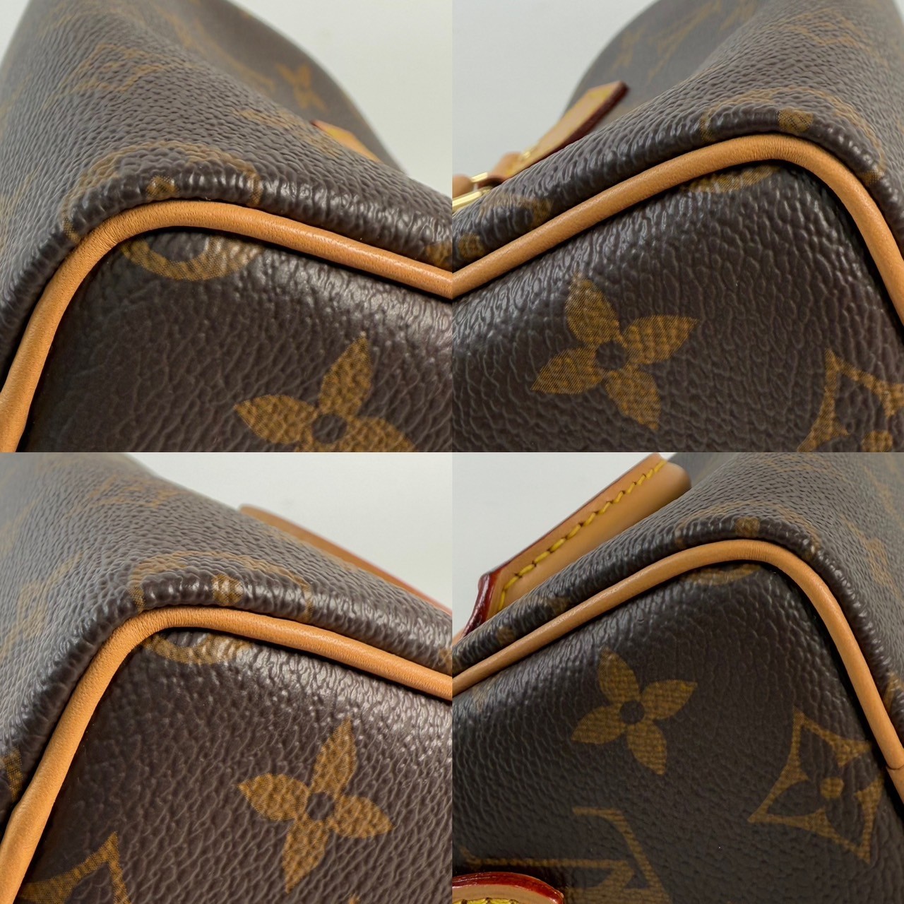 路易威登 LOUIS VUITTON Nano Speedy 經典帆布 手提 斜背 波士頓包 M61252 原花NANO SPEEDY 防塵袋/背帶