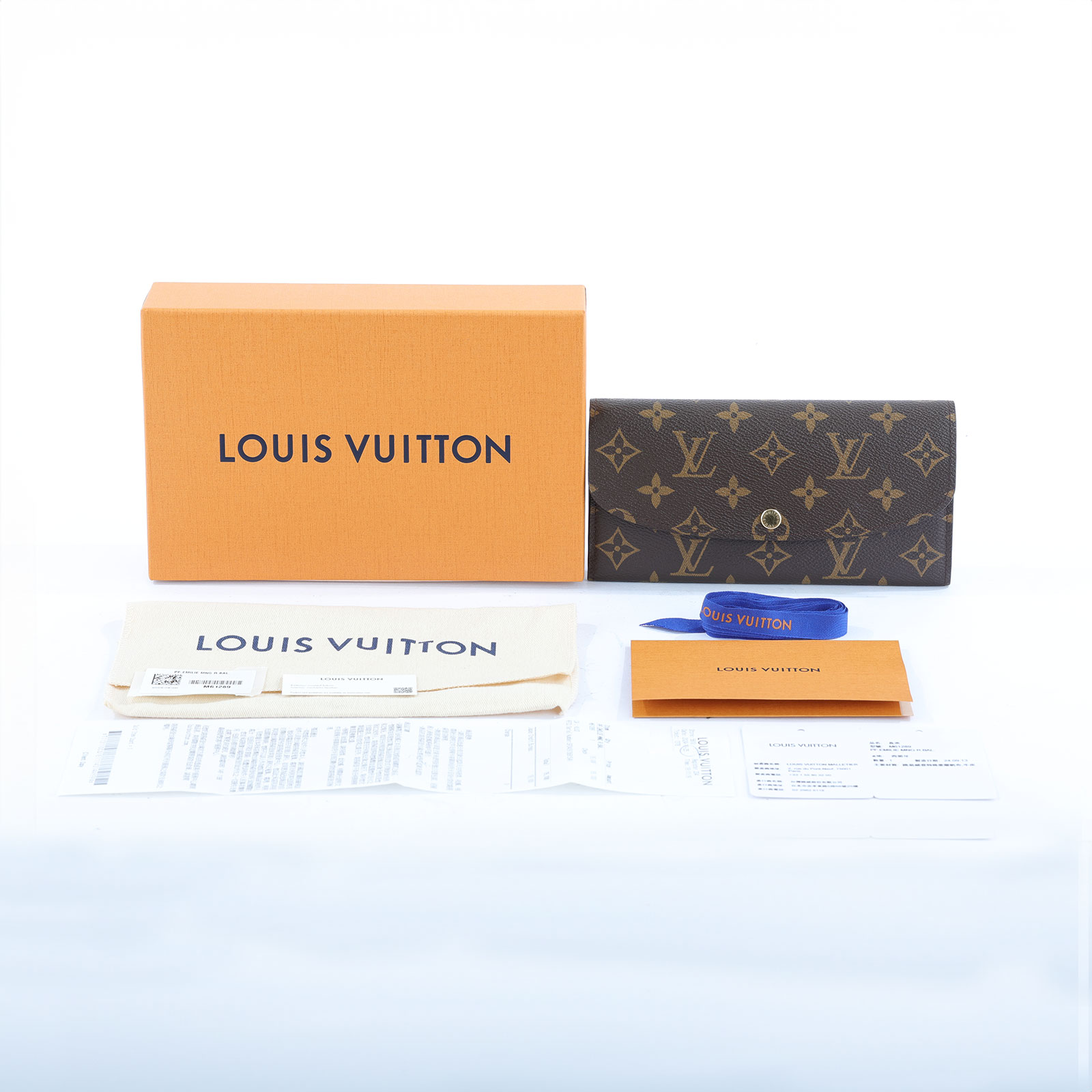 路易威登 LOUIS VUITTON Emilie 長夾 經典帆布 芭蕾粉色 M61289 晶片款 原花內粉EMILIE長夾 原廠盒子/防塵袋/購買證明