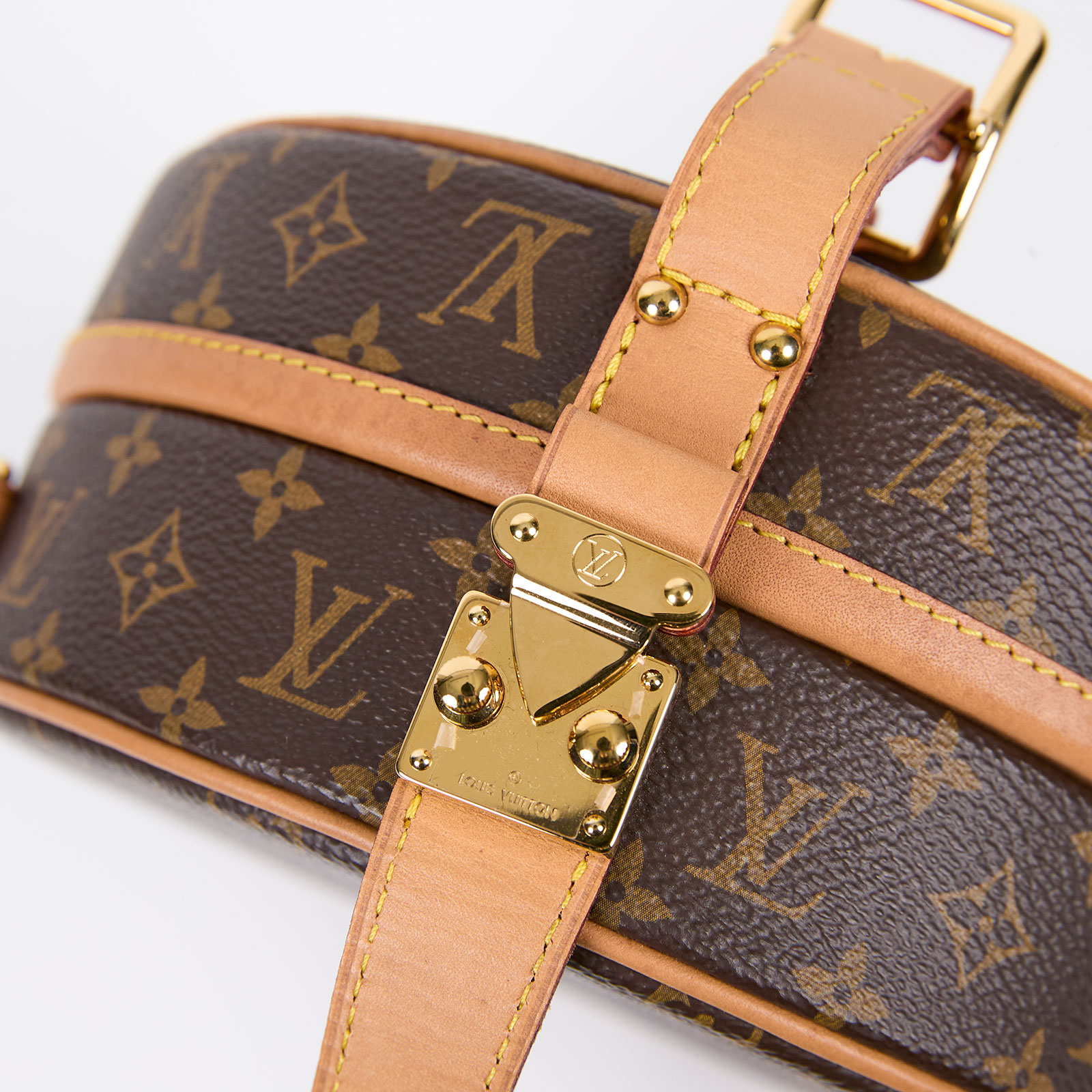 路易威登 LOUIS VUITTON Petite Boite Chapeau 帆布 手提 斜背包 M43514 棕原花PETITE BOITE CHAP 背帶