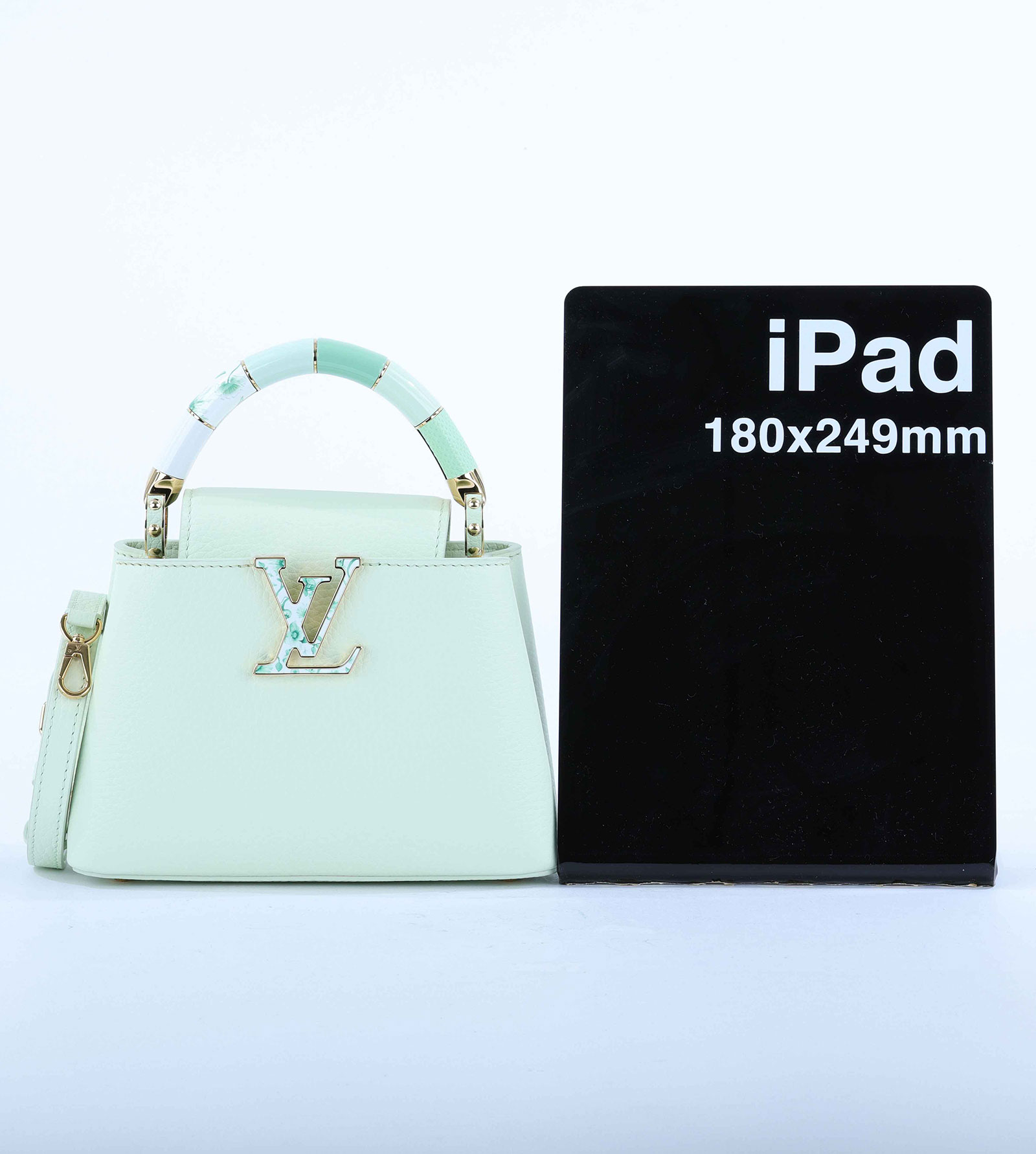 路易威登 LOUIS VUITTON Capucines Mini Bag 迷你 手提包 M21639 晶片款  原廠盒子/防塵袋/背帶