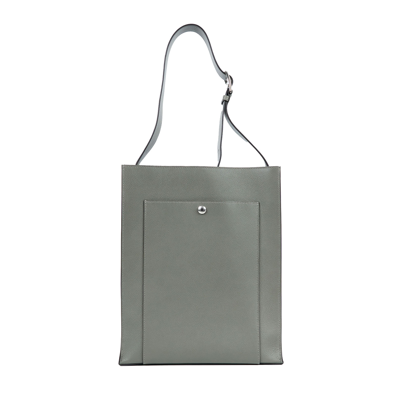 愛馬仕 Hermès Cab H tote bag 托特包 CABHTOTE W刻/色號0L 積雨雲灰Cab H tote bag 原廠盒子/防塵袋