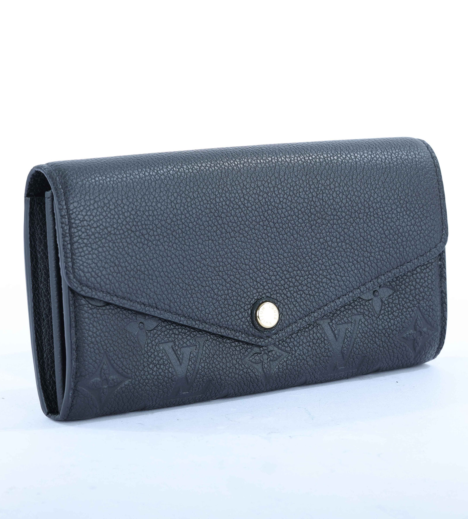 路易威登 LOUIS VUITTON Sarah 多功能 長夾 M61182 晶片款 黑SARAH長夾 原廠盒子/防塵袋