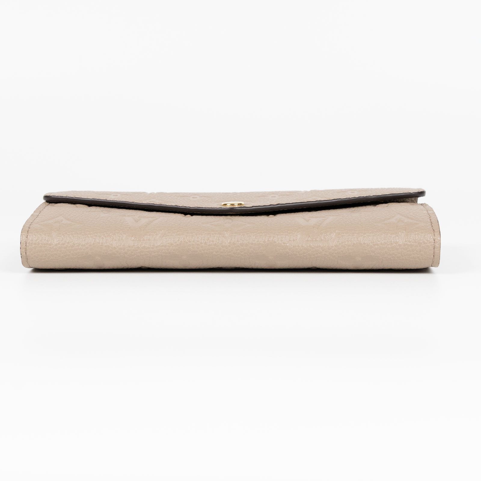路易威登 LOUIS VUITTON Sarah 錢包 信封式 長夾 斑鳩灰 M82256 晶片款 斑鳩灰掀蓋長夾 原廠盒子/防塵袋
