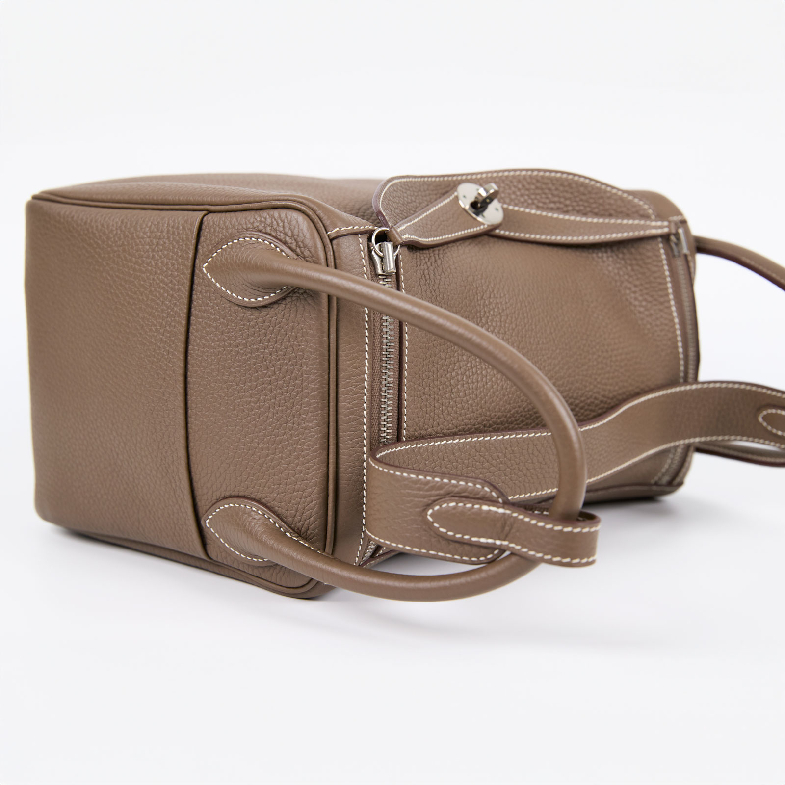 愛馬仕 Hermès Lindy 琳迪包 30 LD30 X刻 大象灰LINDY30 防塵袋/購買證明