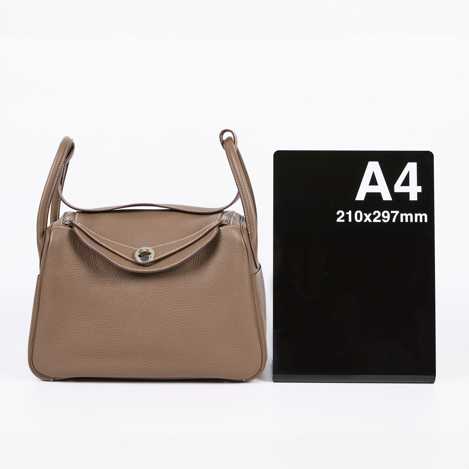 愛馬仕 Hermès Lindy 琳迪包 30 LD30 X刻 大象灰LINDY30 防塵袋/購買證明