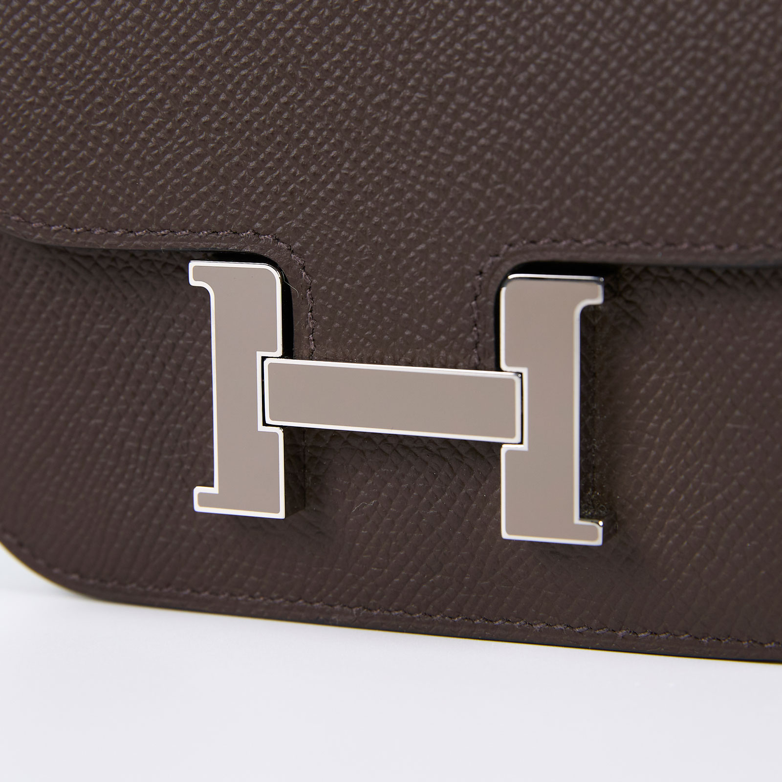 愛馬仕 Hermès Constance Bag Epsom 康康包 短夾 Slim  CNSLIM B刻/色號4C  原廠盒子/防塵袋/國外購買證明