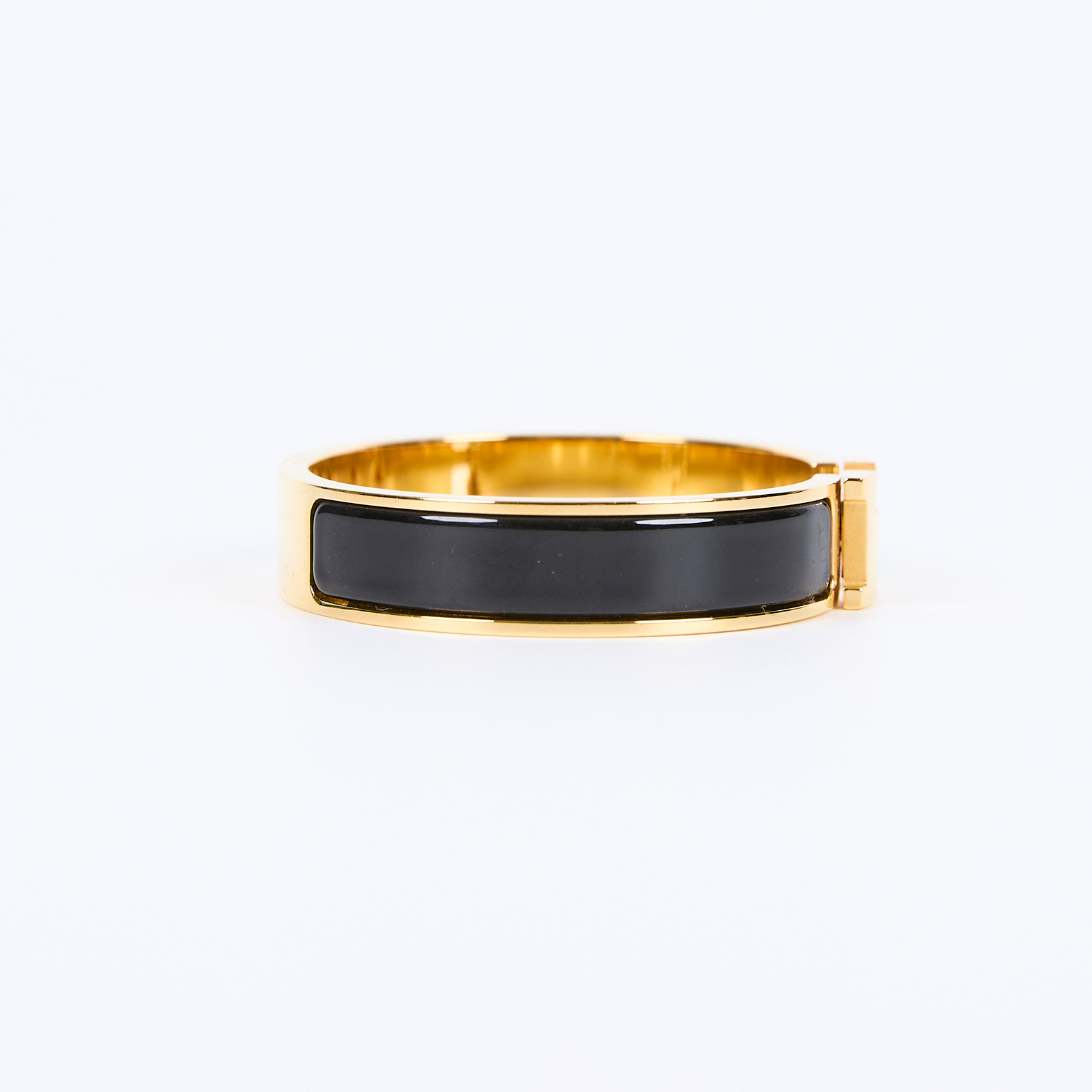 愛馬仕 Hermès Clic H PM 手環 CLICHBPM FL 01 39 黑金CLIC H手環PM 原廠盒子/防塵袋