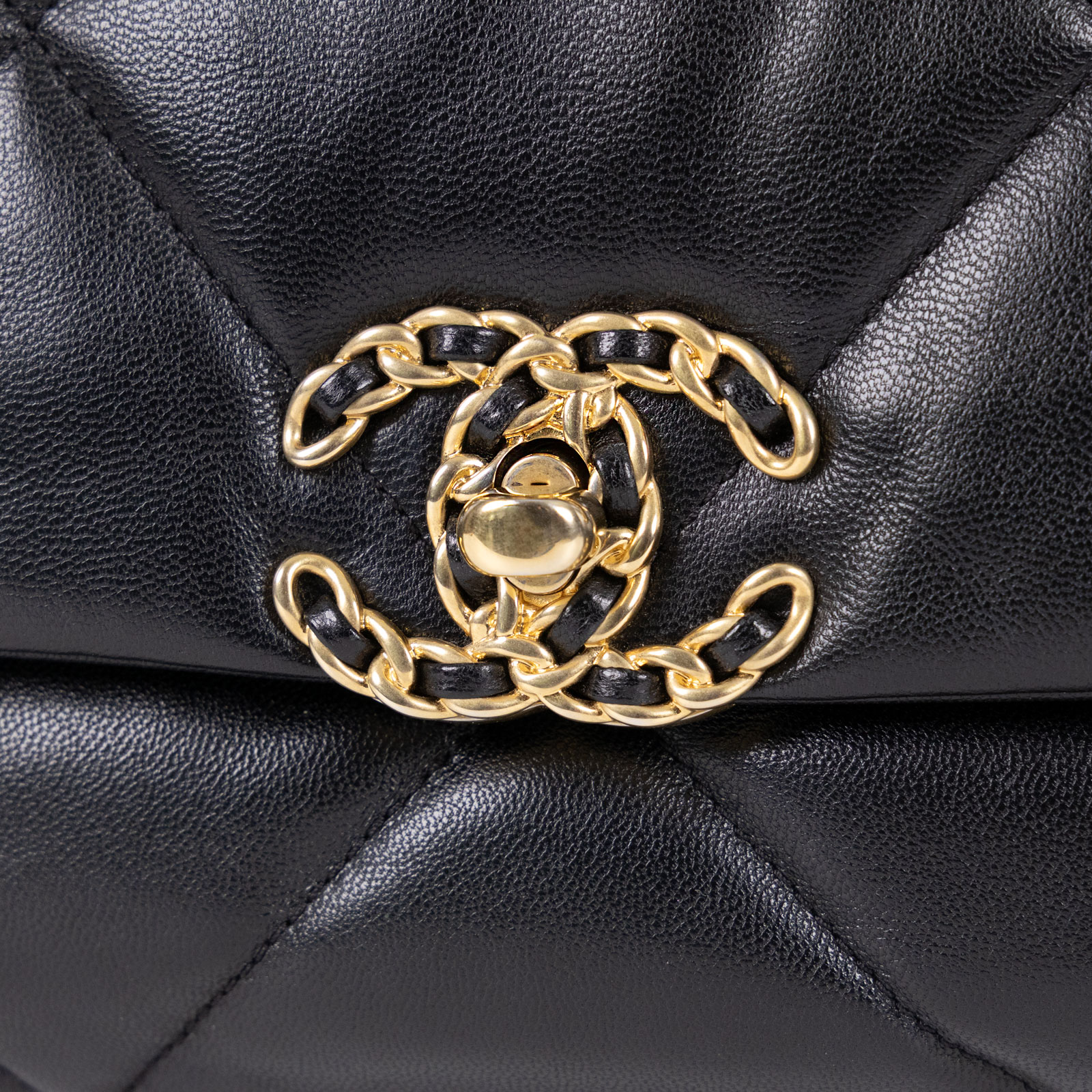 香奈兒 CHANEL 19 口蓋包 菱格紋 金銀鍊帶 手提 肩背包 AS1160 ☆30開黑羊19包 26CM 原廠盒子/防塵袋/保證卡