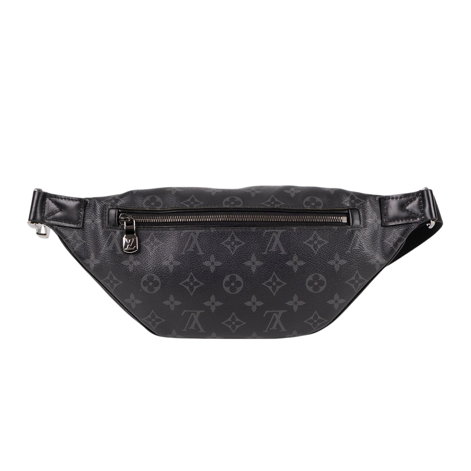 路易威登 LOUIS VUITTON Discovery PM 腰包 Monogram Eclipse 黑色 M46035 晶片款  原廠盒子/防塵袋/購買證明