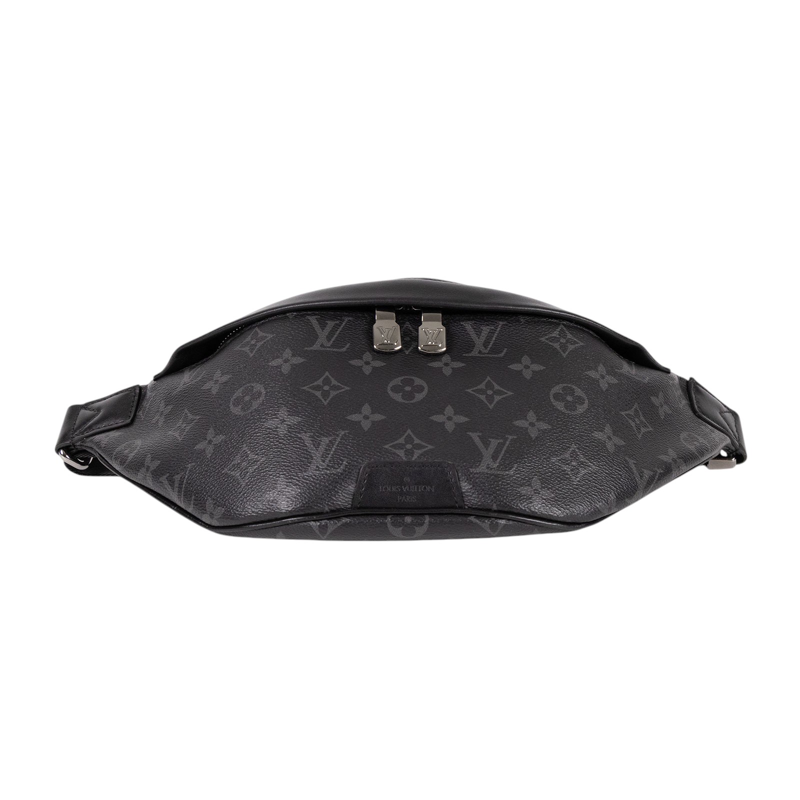 路易威登 LOUIS VUITTON Discovery PM 腰包 Monogram Eclipse 黑色 M46035 晶片款  原廠盒子/防塵袋/購買證明
