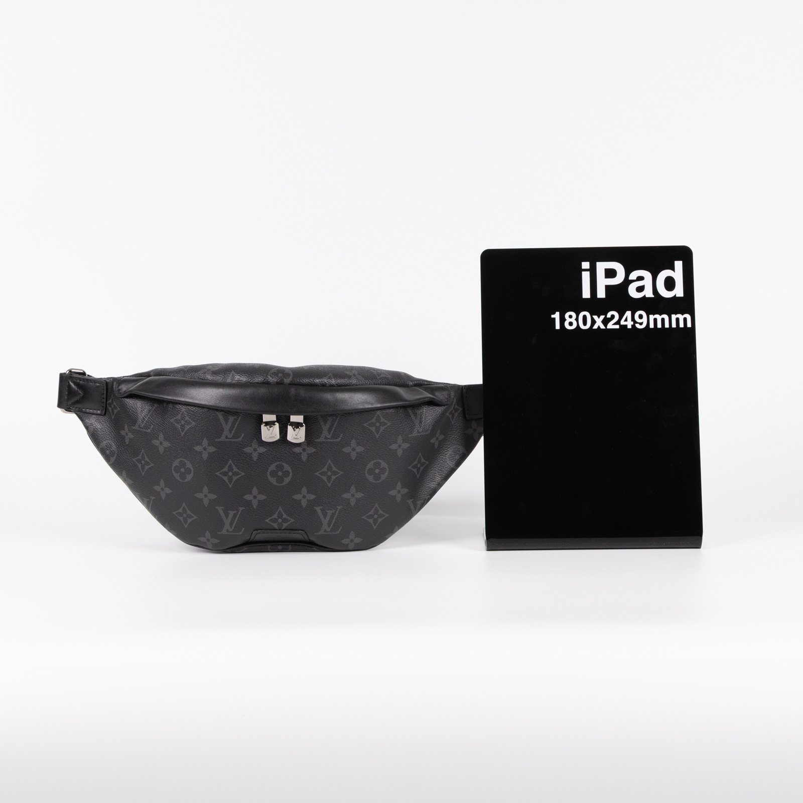 路易威登 LOUIS VUITTON Discovery PM 腰包 Monogram Eclipse 黑色 M46035 晶片款  原廠盒子/防塵袋/購買證明