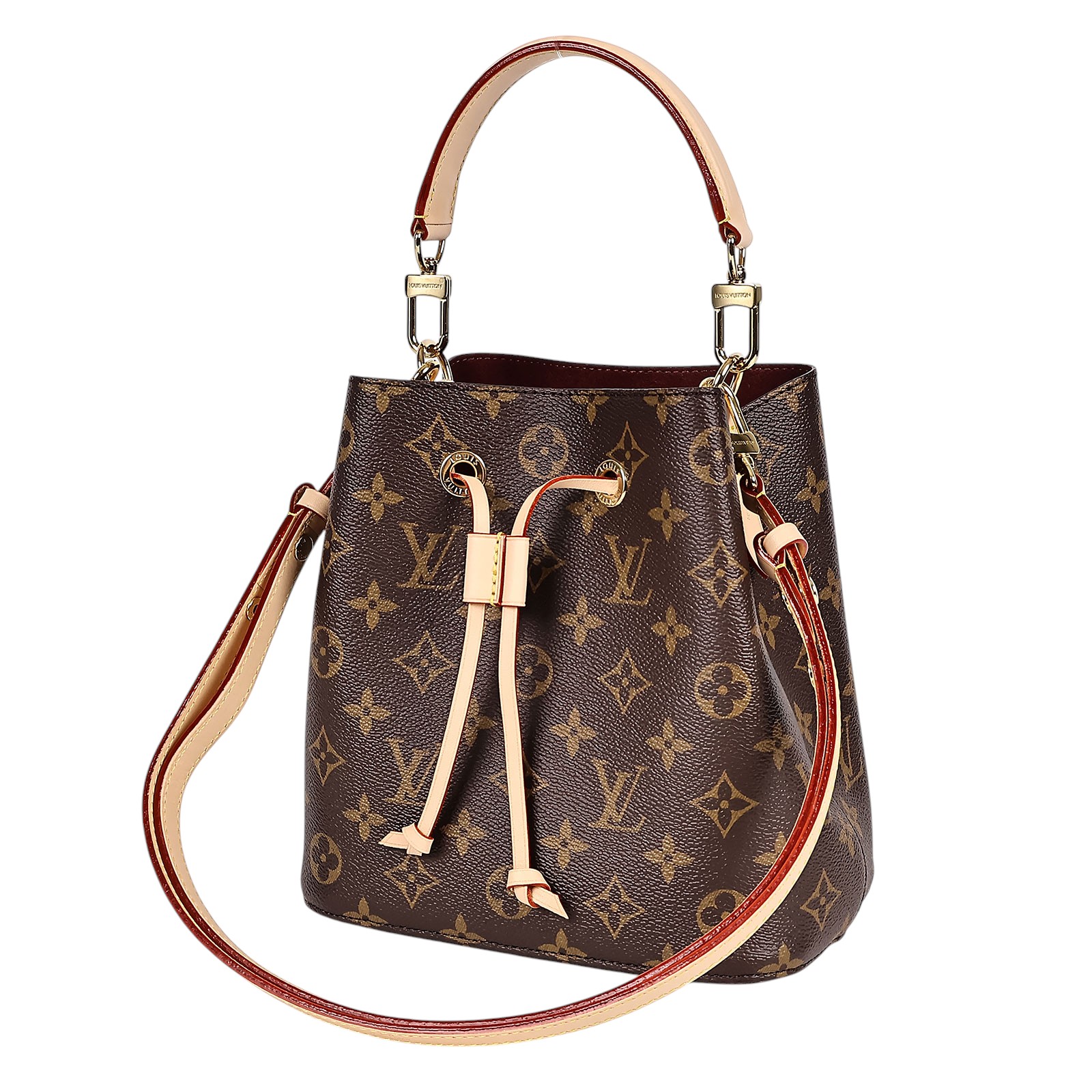 路易威登 LOUIS VUITTON Néonoé BB 經典帆布 束口水桶包 M46581 晶片款 NEONOE BB 原廠盒子/防塵袋/購買證明