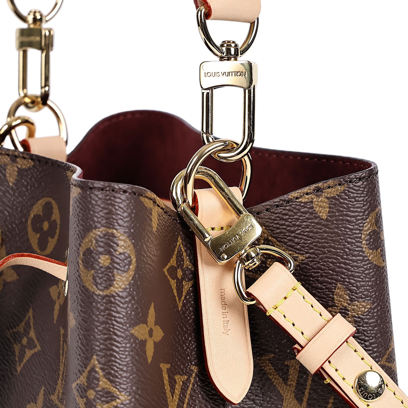 路易威登 LOUIS VUITTON Néonoé BB 經典帆布 束口水桶包 M46581 晶片款 NEONOE BB 原廠盒子/防塵袋/購買證明