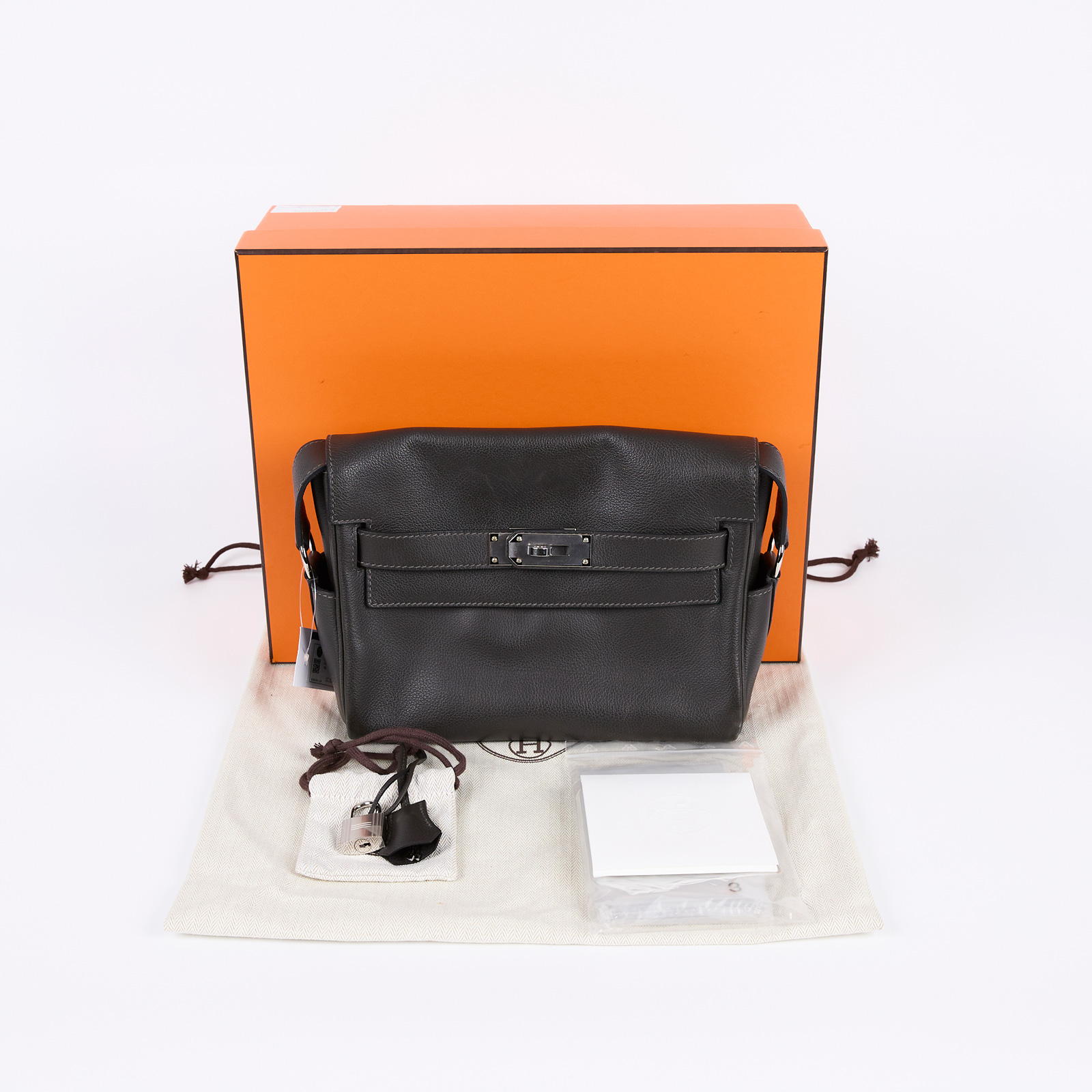愛馬仕 Hermès Kelly Bag 凱莉包 Messenger PM 手提包 KLMPM W刻  原廠盒子/防塵袋/鎖組/雨衣