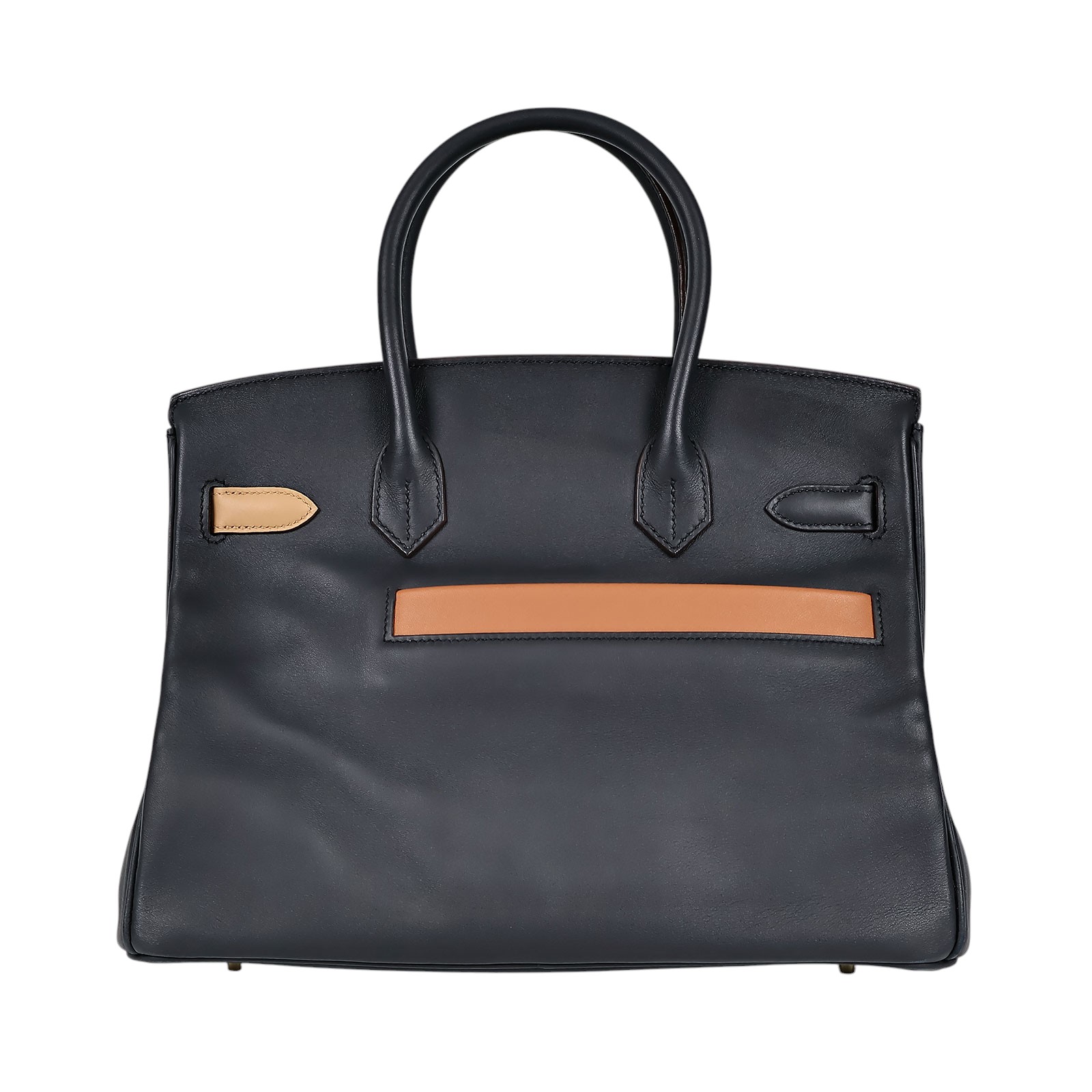 愛馬仕 Hermès Birkin Bag 柏金包 30 BK30 B刻 ☆深藍色BIRKIN 30 COLORMATIC 原廠盒子/防塵袋/雨衣/鎖組