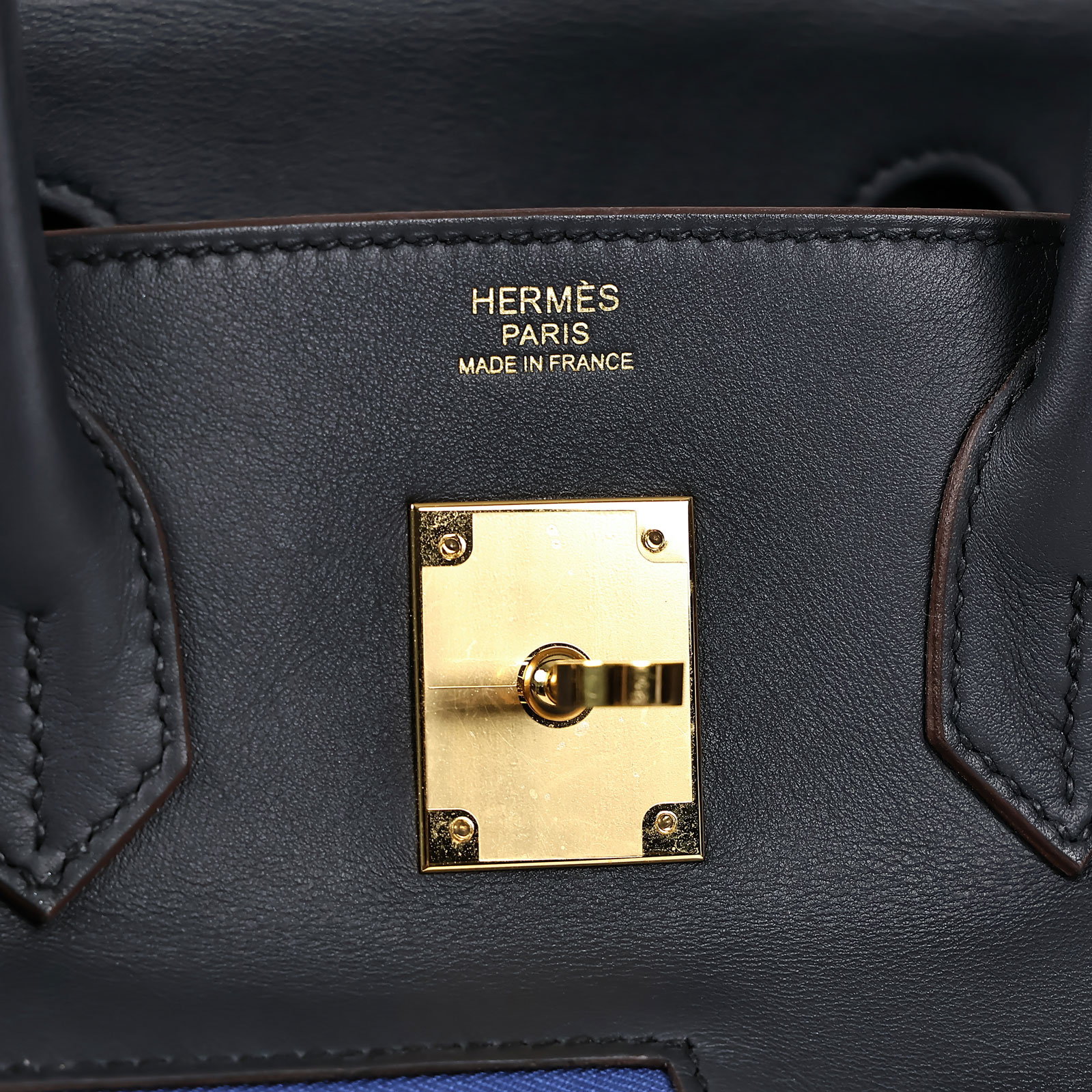 愛馬仕 Hermès Birkin Bag 柏金包 30 BK30 B刻 ☆深藍色BIRKIN 30 COLORMATIC 原廠盒子/防塵袋/雨衣/鎖組