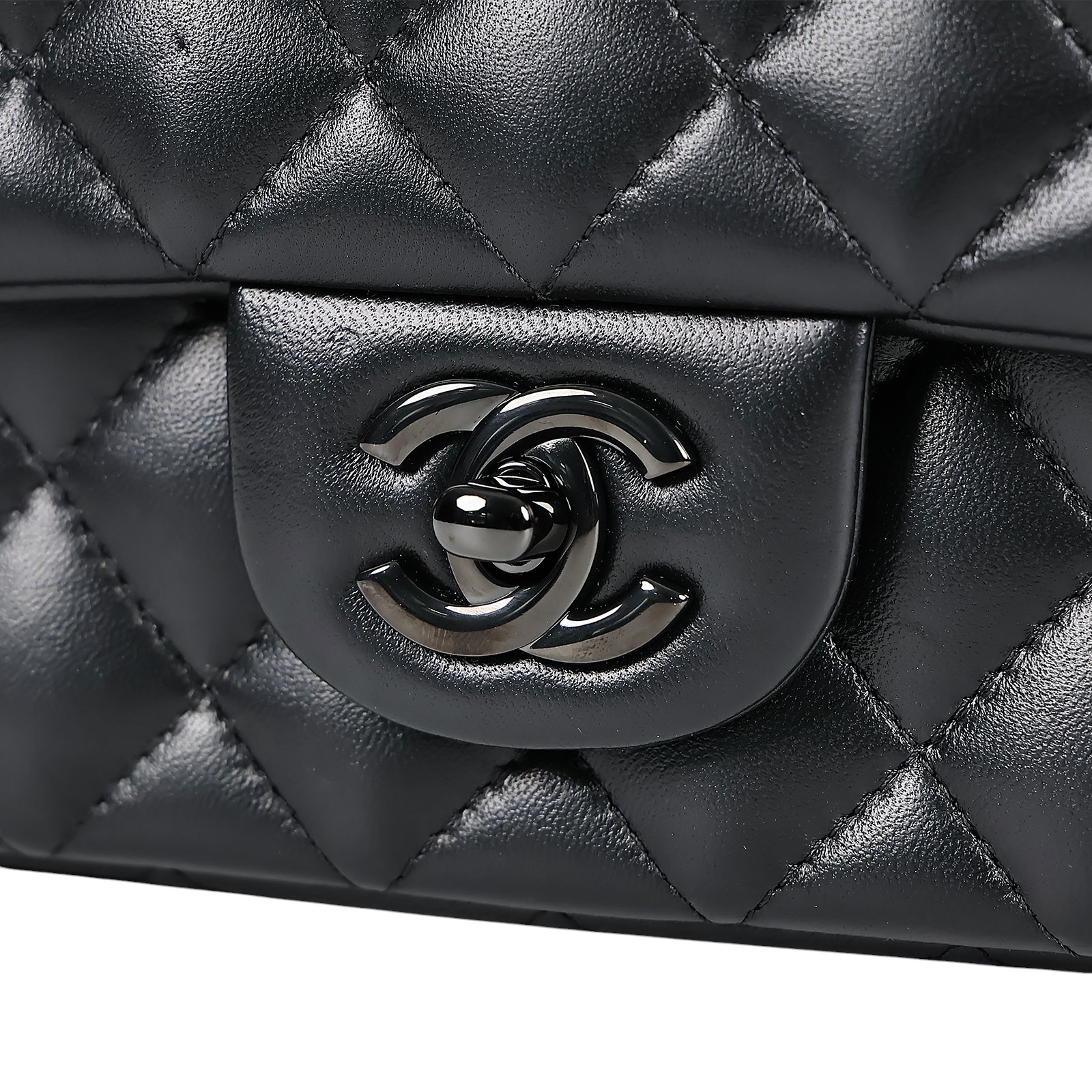 香奈兒 CHANEL Coco Handle 20 手提 側背 斜背包  晶片款 SO BLACK羊皮 HANDLE COCO20 無附屬品