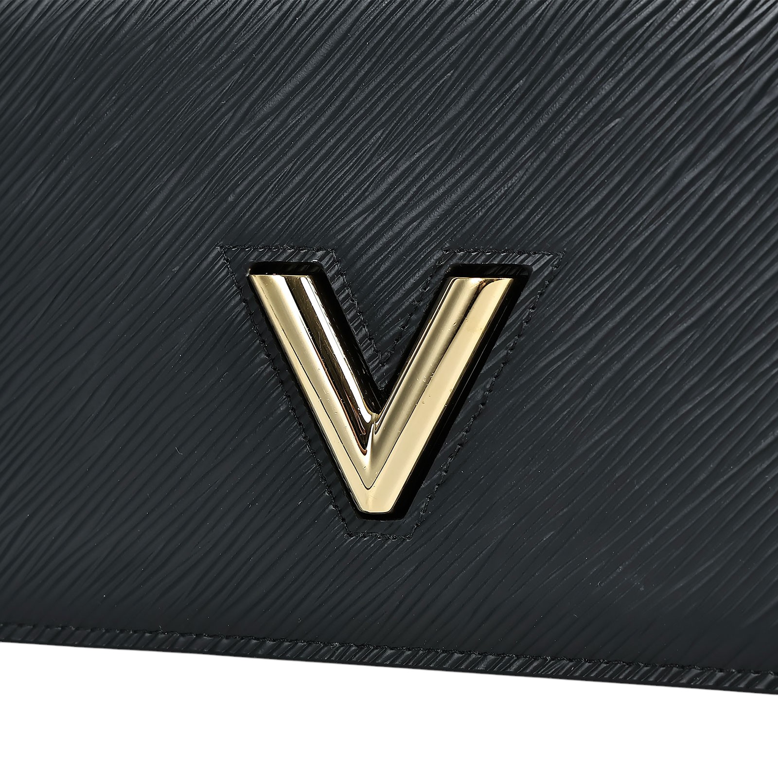 路易威登 LOUIS VUITTON LV Twist 黑金扣 鏈帶包 黑色 M68750 晶片款 黑EPI WOC 防塵袋