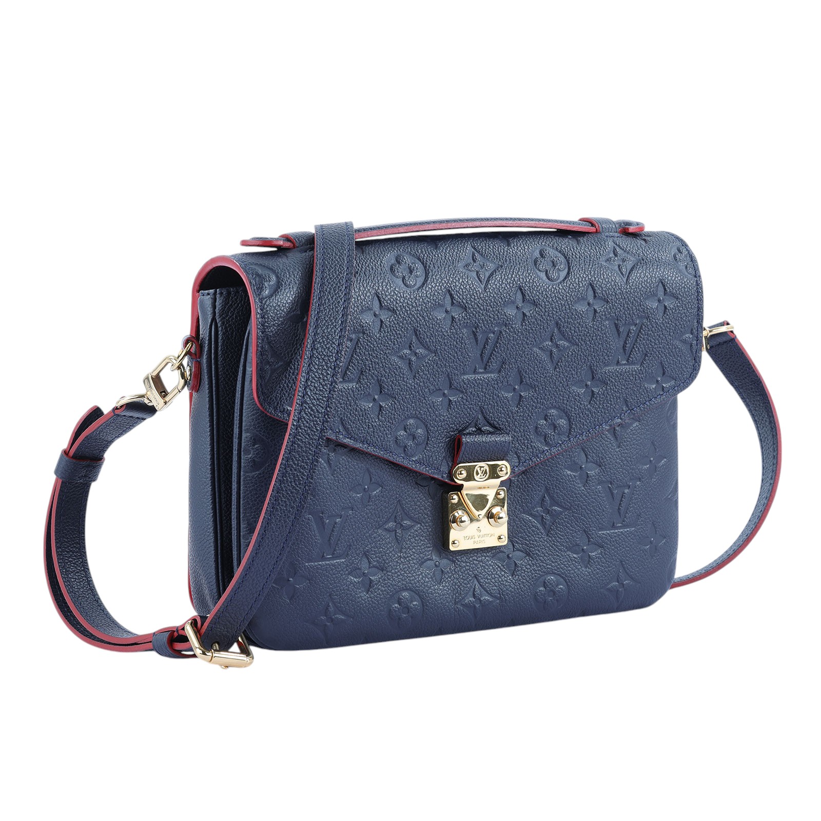 路易威登 LOUIS VUITTON Pochette Metis 金釦 郵差包  M44071  防塵袋/背帶(晶片消磁)