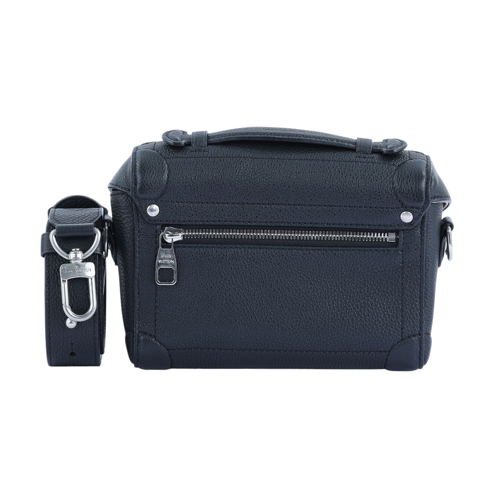 路易威登 LOUIS VUITTON Soul Trunk 隨身包 M11516 晶片款 黑Soul Trunk 原廠盒子/防塵袋