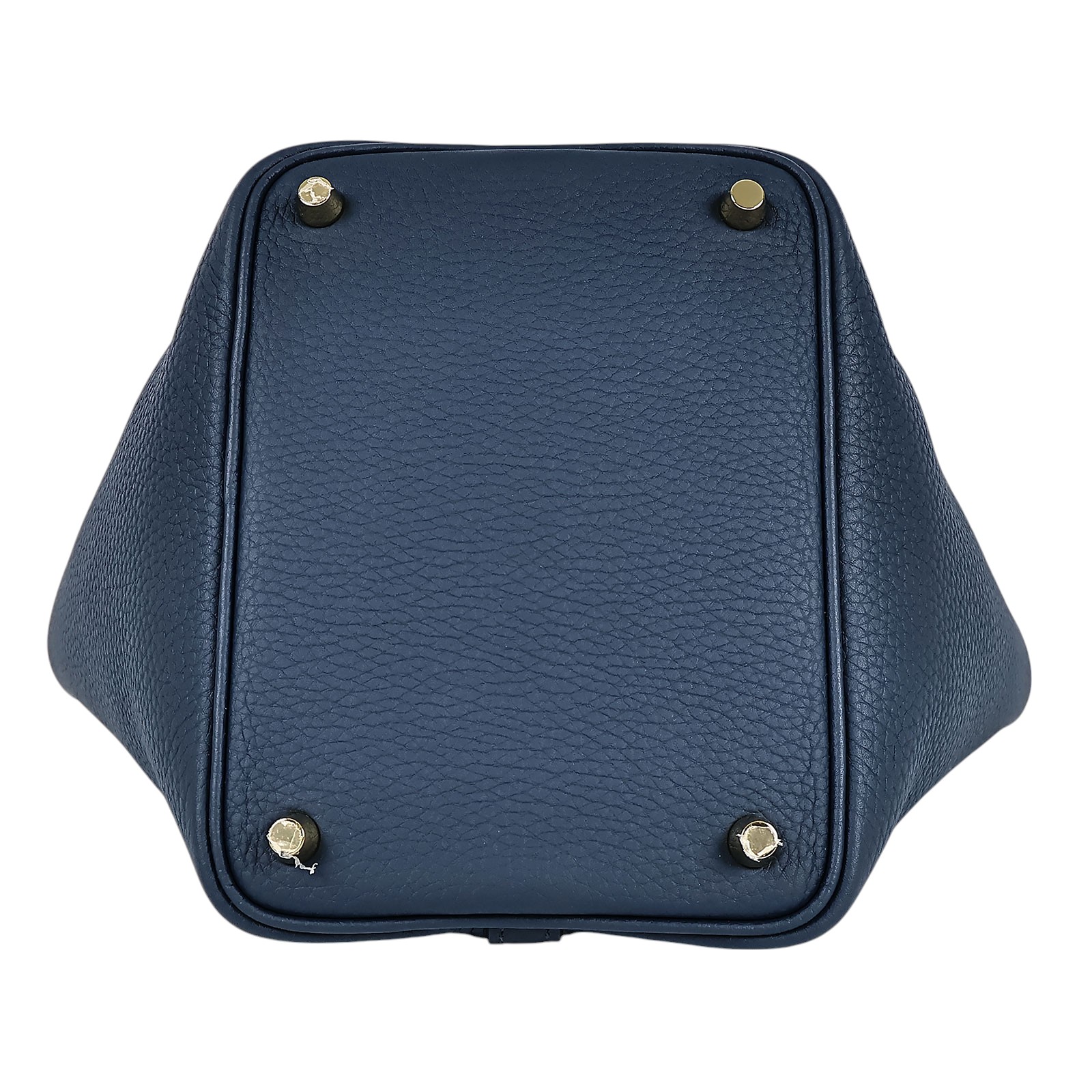 愛馬仕 Hermès Picotin Lock 18 菜籃子包 PT18 U刻 普魯士藍 PICOTIN18 原廠盒子/防塵袋/購買證明/鎖組