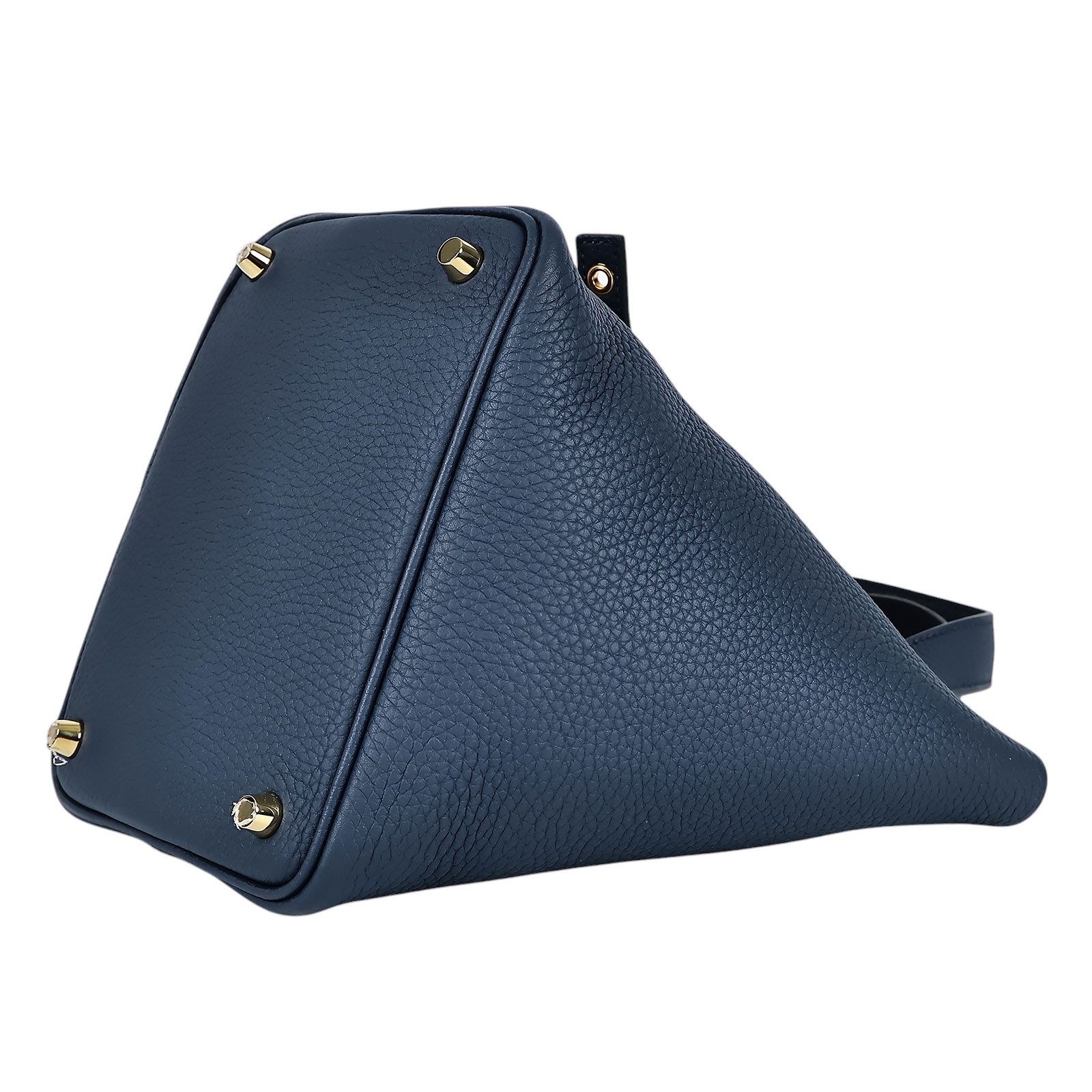 愛馬仕 Hermès Picotin Lock 18 菜籃子包 PT18 U刻 普魯士藍 PICOTIN18 原廠盒子/防塵袋/購買證明/鎖組