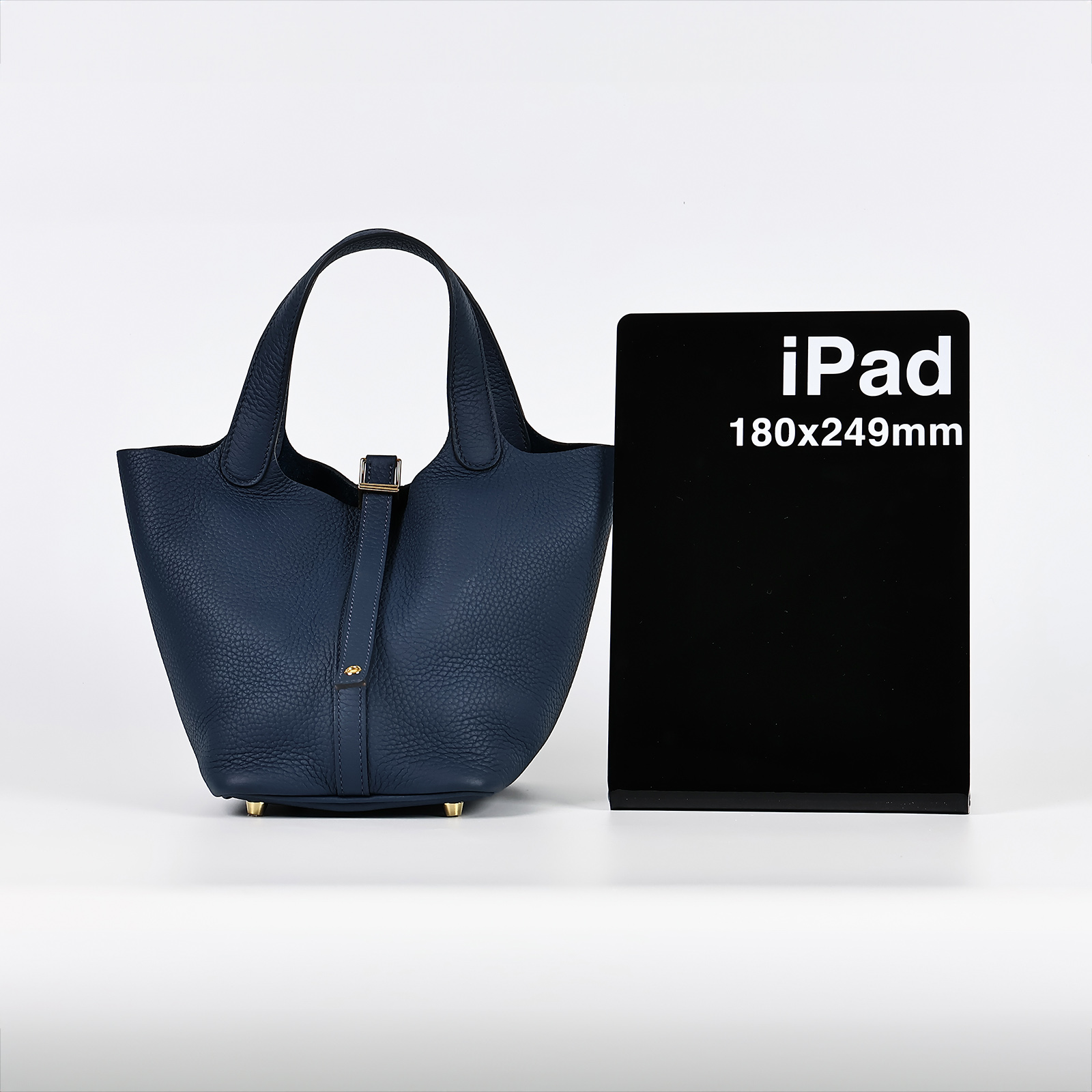 愛馬仕 Hermès Picotin Lock 18 菜籃子包 PT18 U刻 普魯士藍 PICOTIN18 原廠盒子/防塵袋/購買證明/鎖組