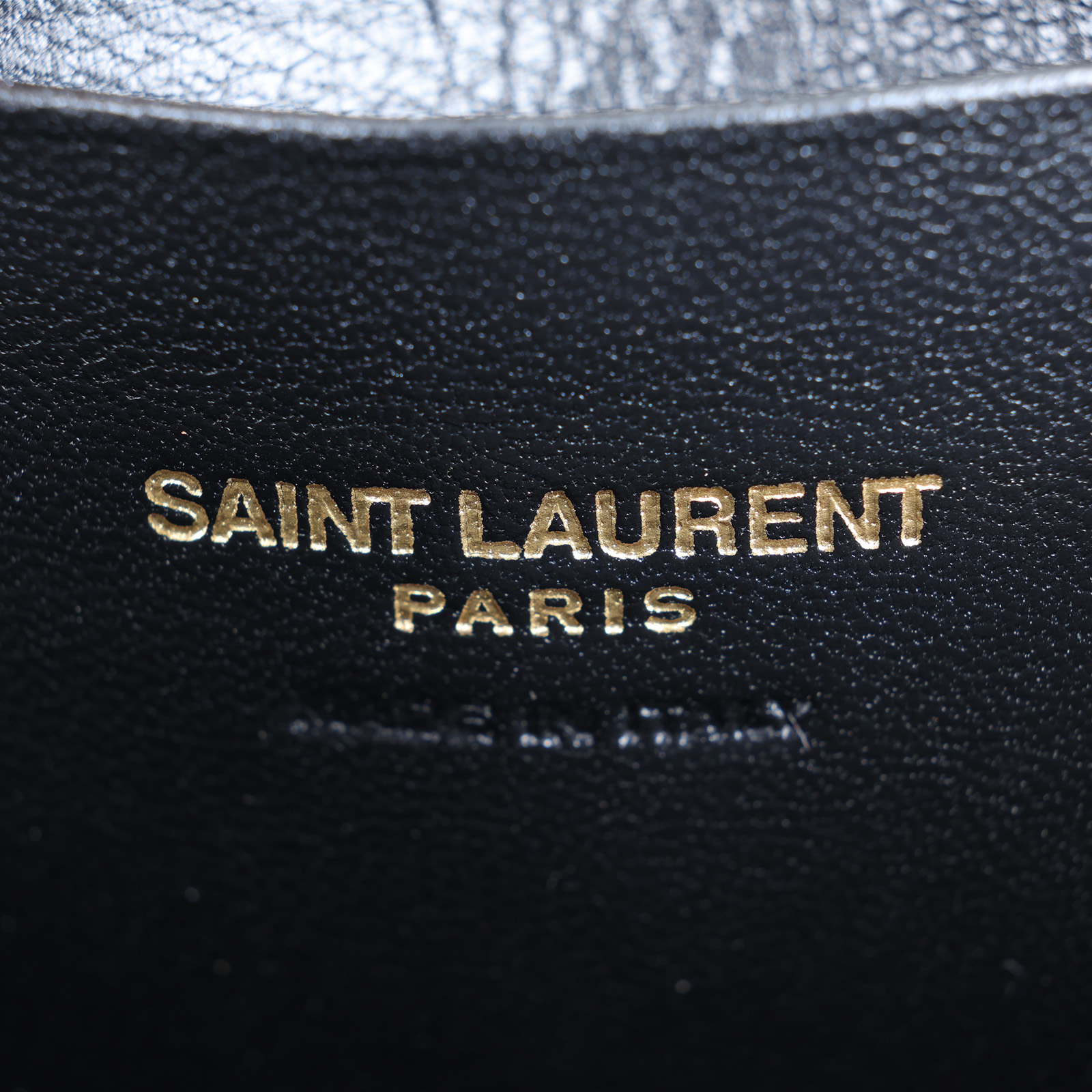 聖羅蘭 YSL SAINT LAURENT Lou 迷你 鏈條 斜跨包 6125791GF01 黑金流蘇相機包 無附屬品