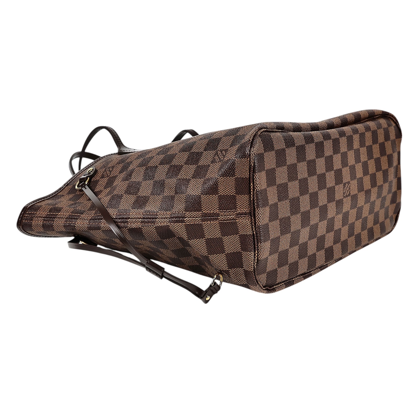 路易威登 LOUIS VUITTON 棕棋盤 MM 托特包 N51105 棋盤格NEVERFULL 防塵袋
