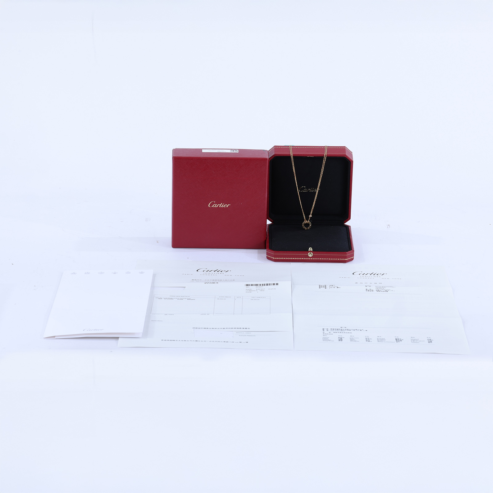 卡地亞 CARTIER Love  吊墜 2顆鑽石 B7224509 PG 單鑽LOVE項鍊 原廠盒子/購買證明