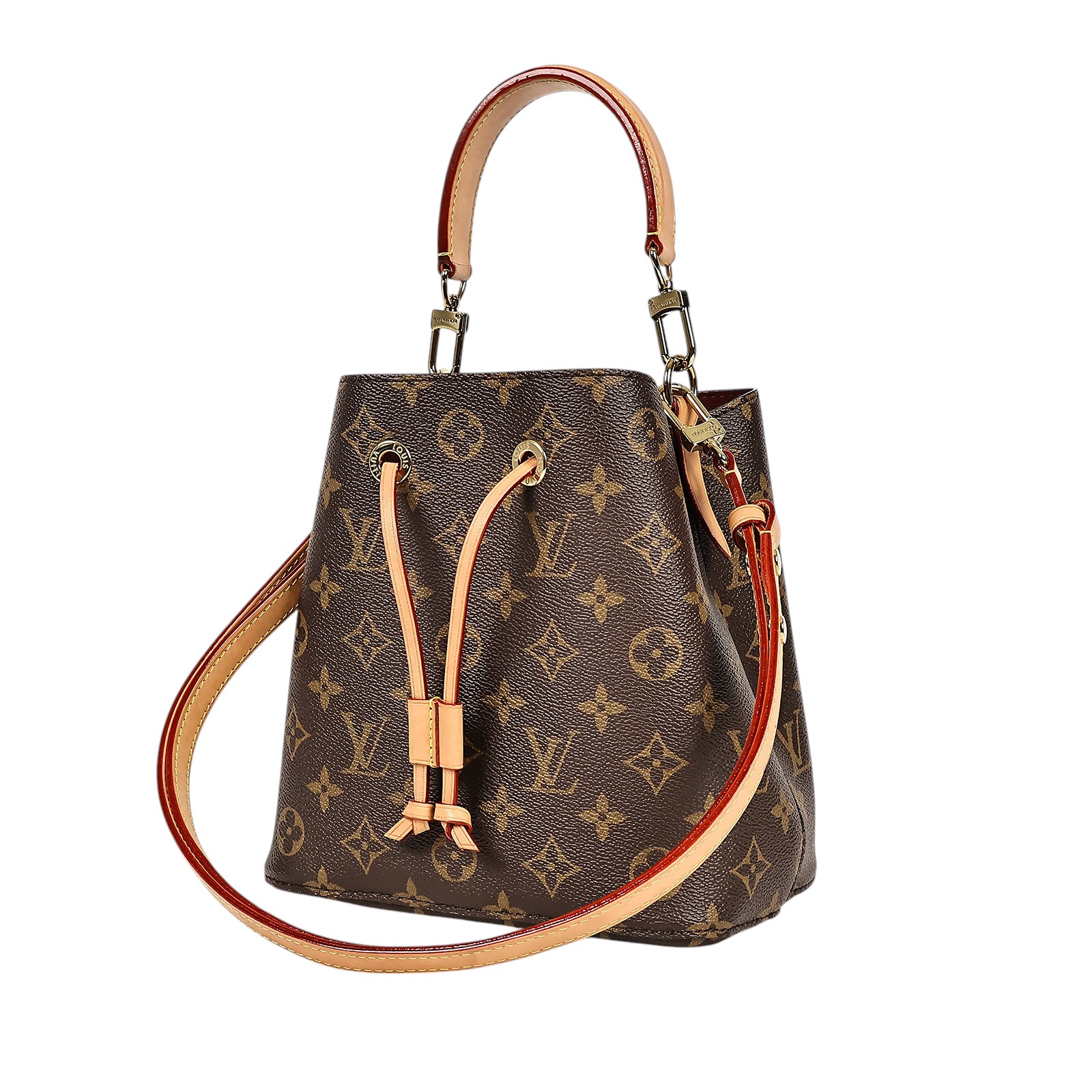 路易威登 LOUIS VUITTON Néonoé BB 經典帆布 束口水桶包 M46581 晶片款 原花Néonoé BB 水桶包 原廠盒子/背帶/防塵袋