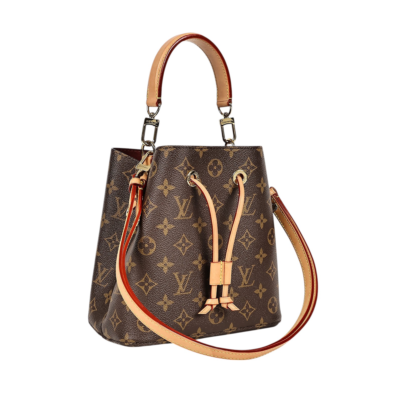 路易威登 LOUIS VUITTON Néonoé BB 經典帆布 束口水桶包 M46581 晶片款 原花Néonoé BB 水桶包 原廠盒子/背帶/防塵袋
