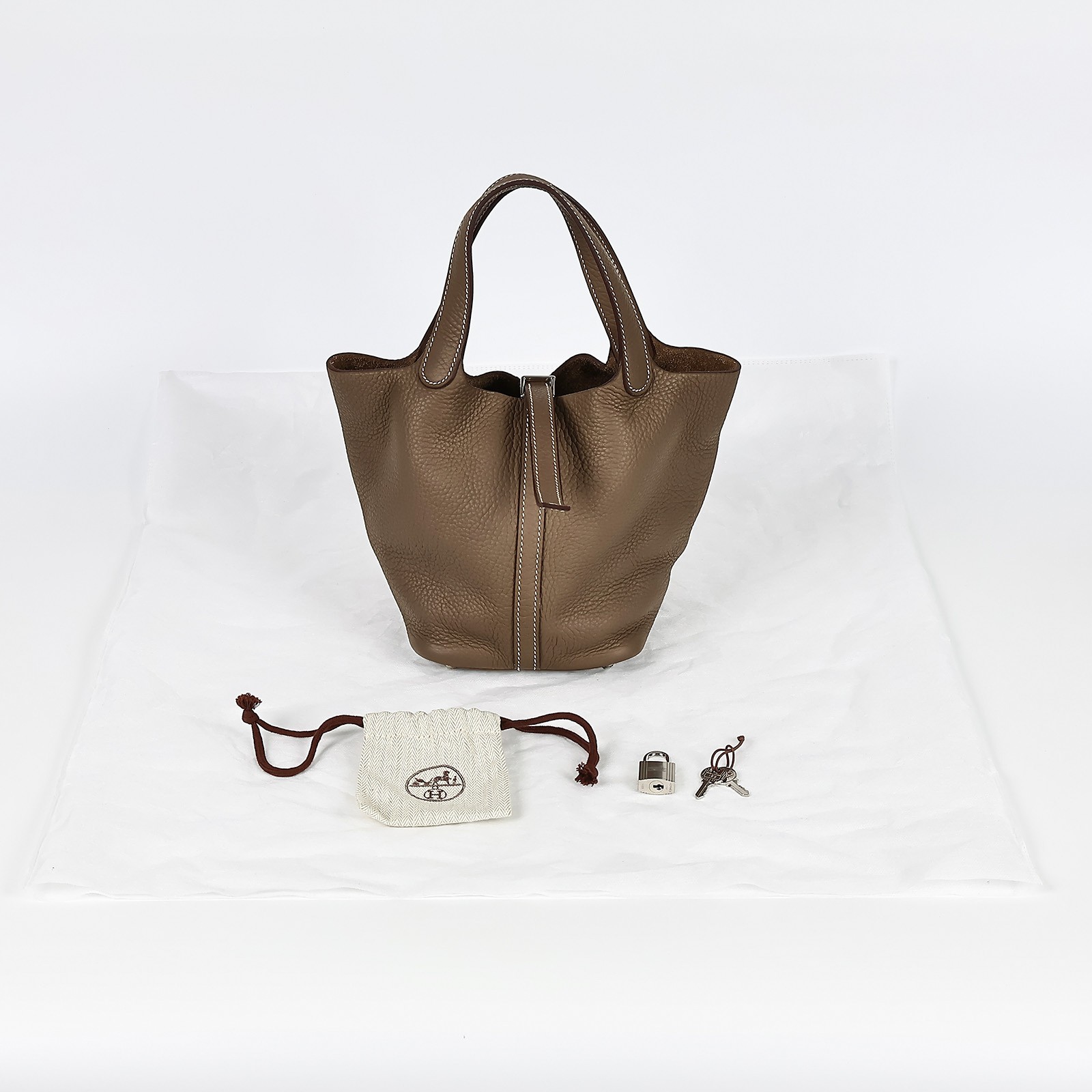 愛馬仕 Hermès Picotin Lock 18 菜籃子包 PT18 Y刻 大象灰PICOTIN18 鎖組