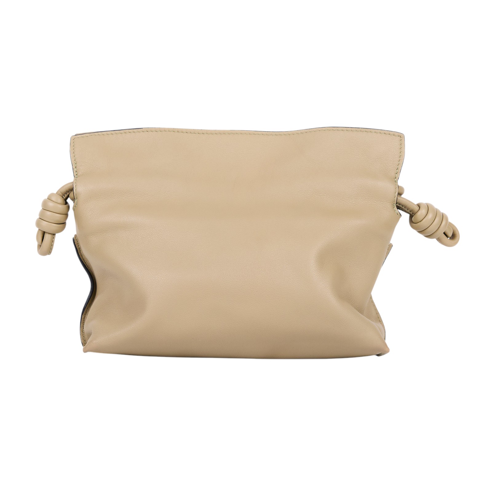 羅意威 LOEWE Mini Flamenco clutch 小牛皮 迷你 肩背包 A411FC2X73 墨綠FLAMENCO MINI 背帶