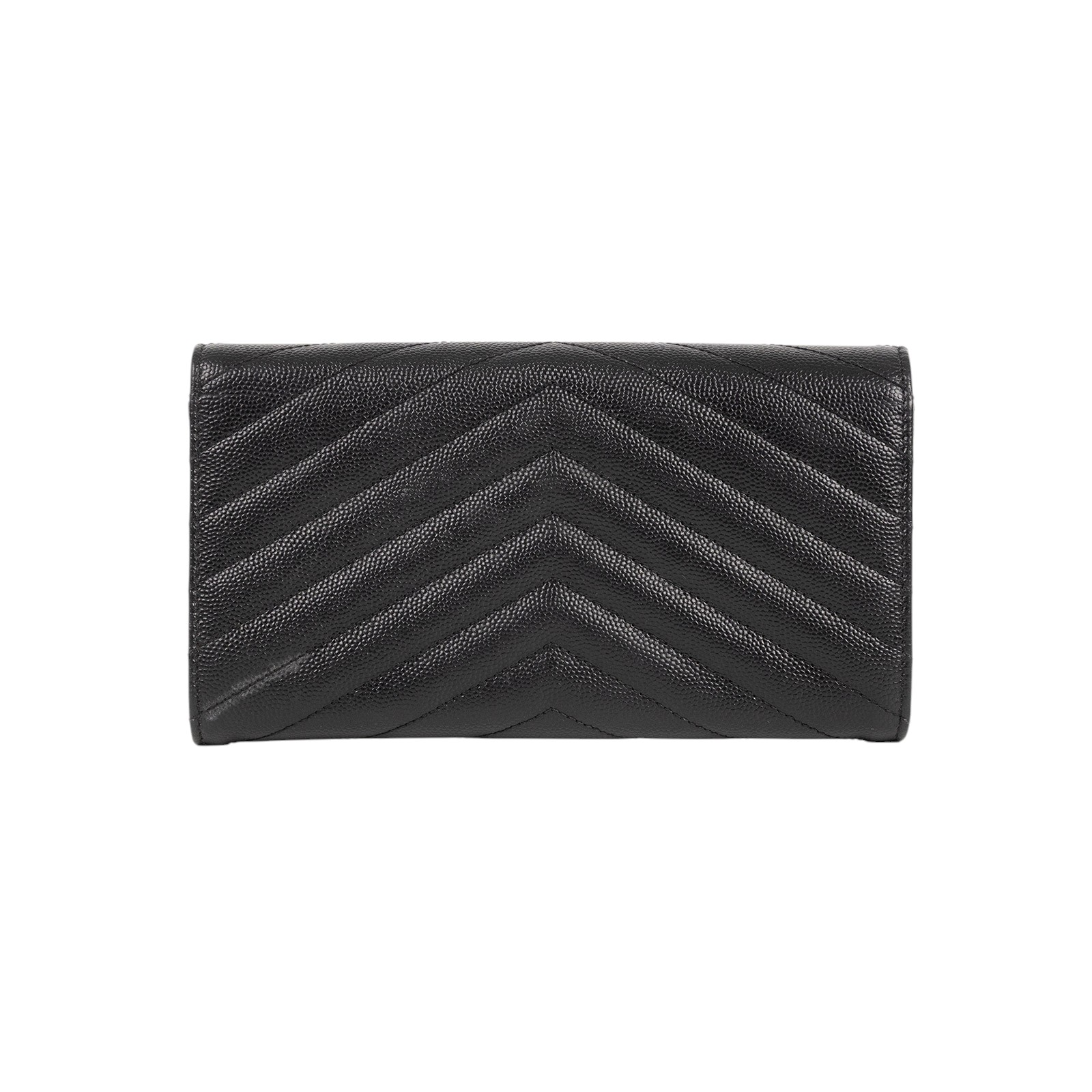 聖羅蘭 YSL SAINT LAURENT Cassandre Matelassé 粒面壓紋皮革 大型 翻蓋錢包 長夾 372264BOW08  原廠盒子/防塵袋