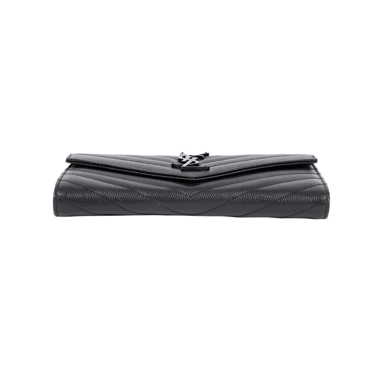 聖羅蘭 YSL SAINT LAURENT Cassandre Matelassé 粒面壓紋皮革 大型 翻蓋錢包 長夾 372264BOW08  原廠盒子/防塵袋