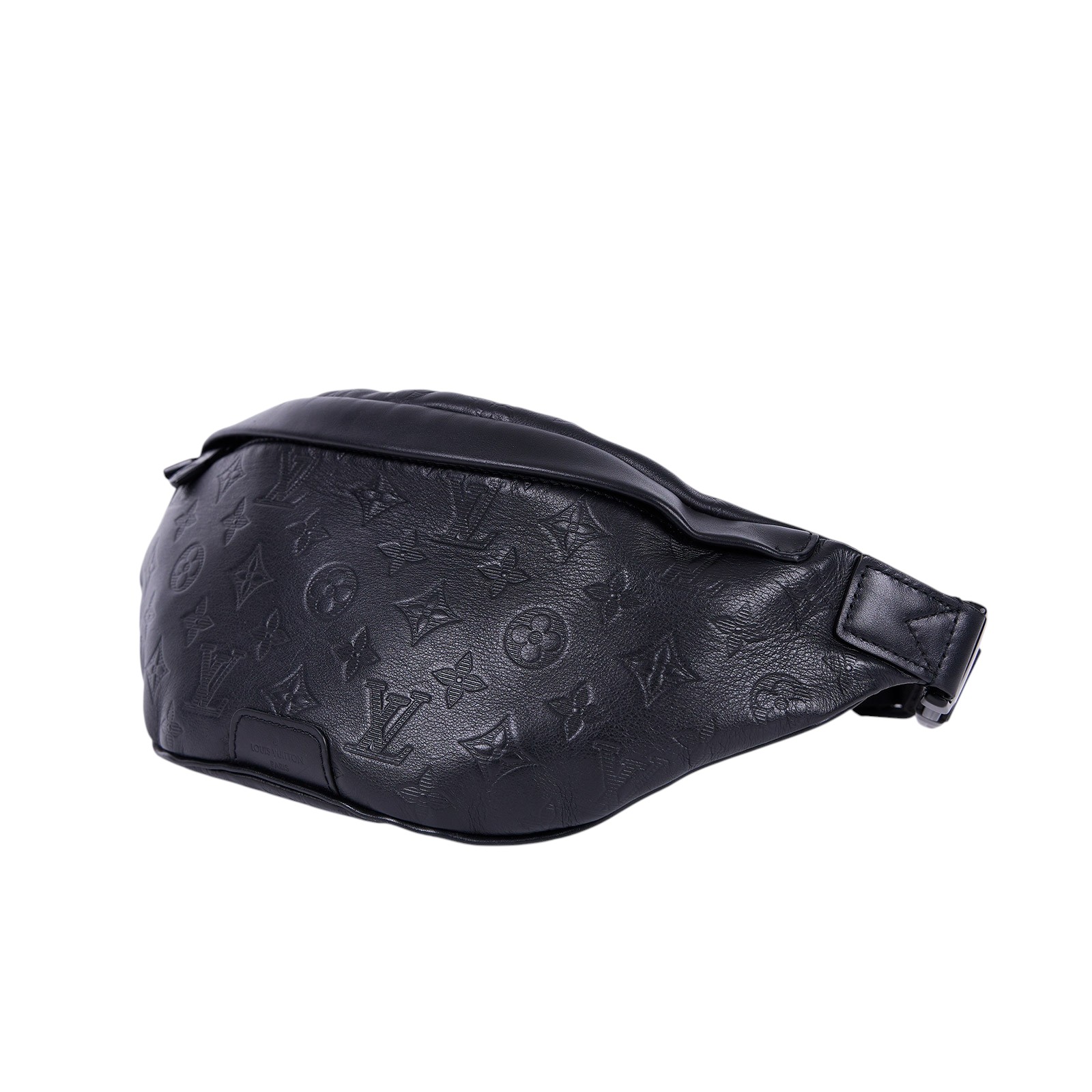 路易威登 LOUIS VUITTON Discovery PM 腰包 小牛皮 黑色 M46036 晶片款 黑原花DISCOVERY腰包 防塵袋