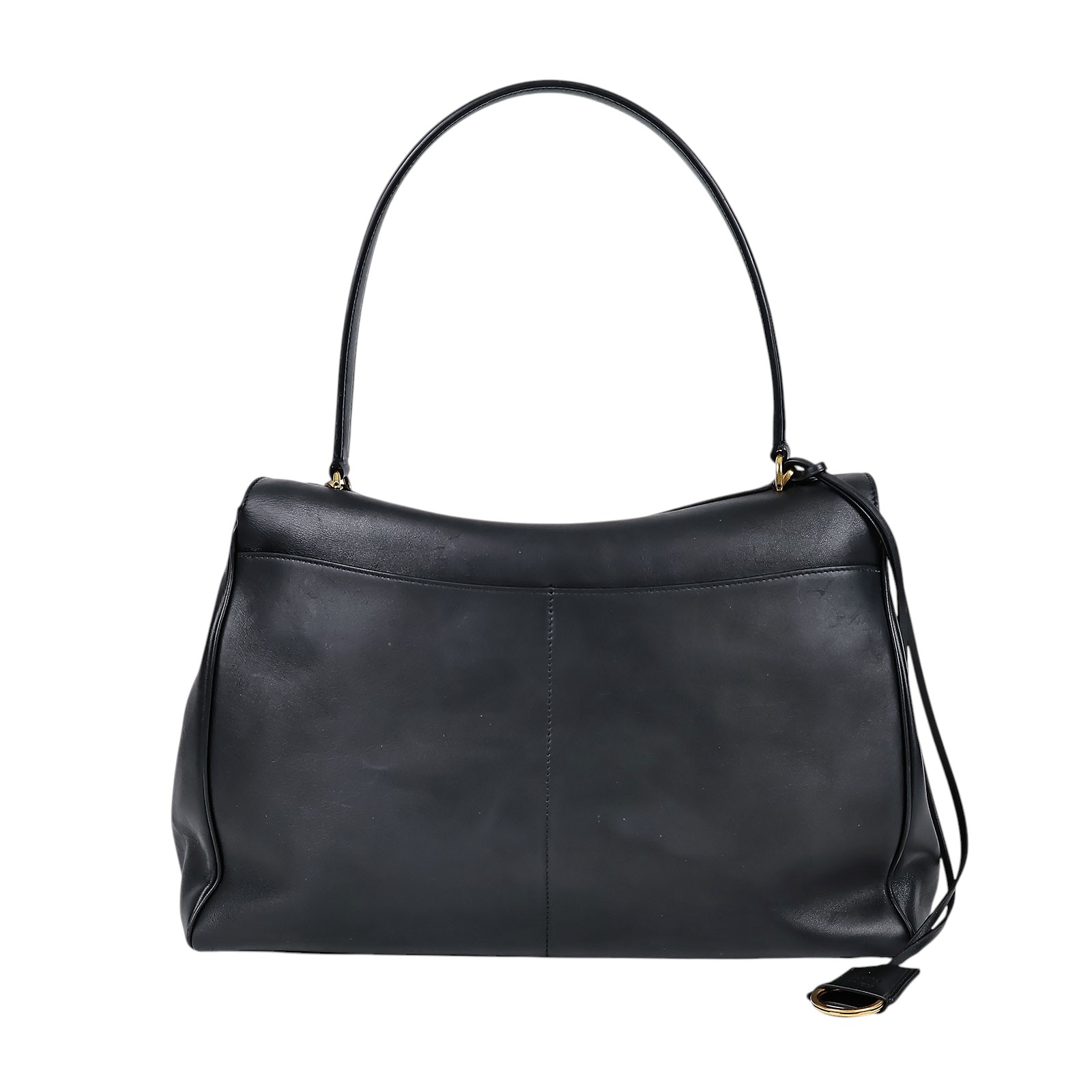 巴黎世家 BALENCIAGA Rodeo Large 手提包 7897442ABV5 黑金RODEO LARGE 背帶/購買證明