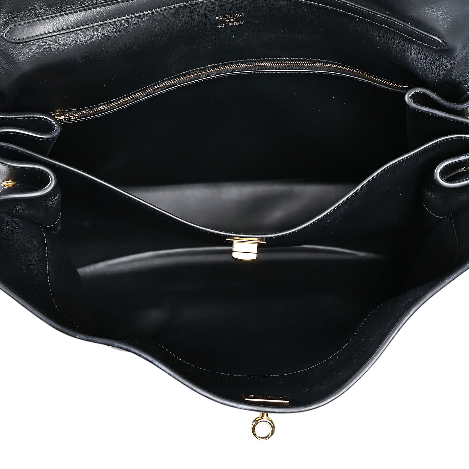 巴黎世家 BALENCIAGA Rodeo Large 手提包 7897442ABV5 黑金RODEO LARGE 背帶/購買證明