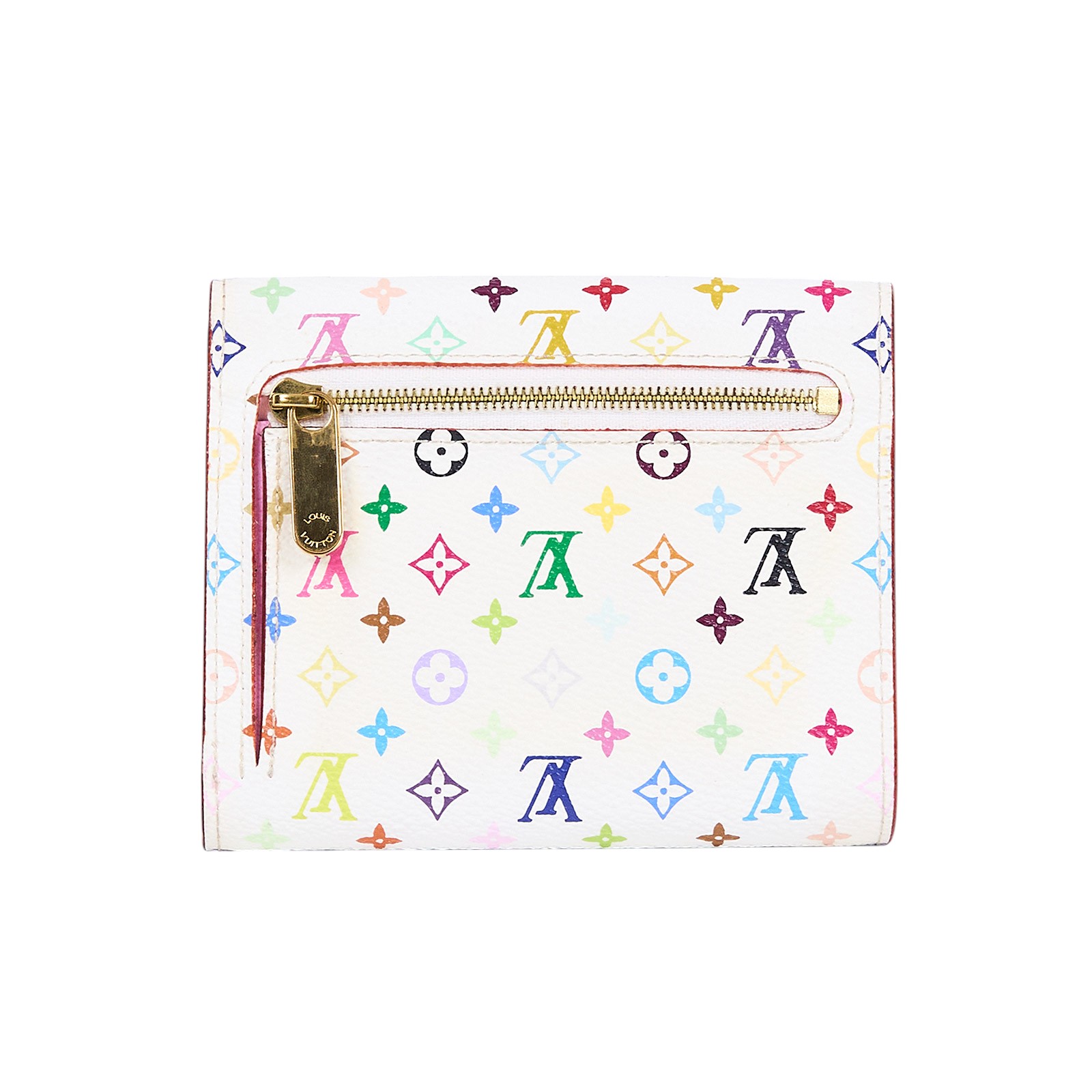 路易威登 LOUIS VUITTON Koala 錢包 短夾 村上隆聯名 M58082 白彩短夾 原廠盒子/防塵袋