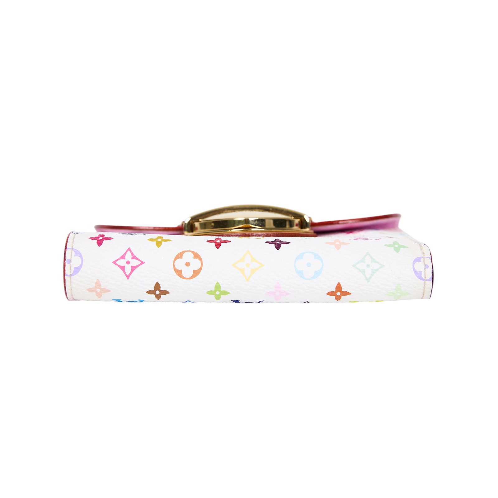 路易威登 LOUIS VUITTON Koala 錢包 短夾 村上隆聯名 M58082 白彩短夾 原廠盒子/防塵袋