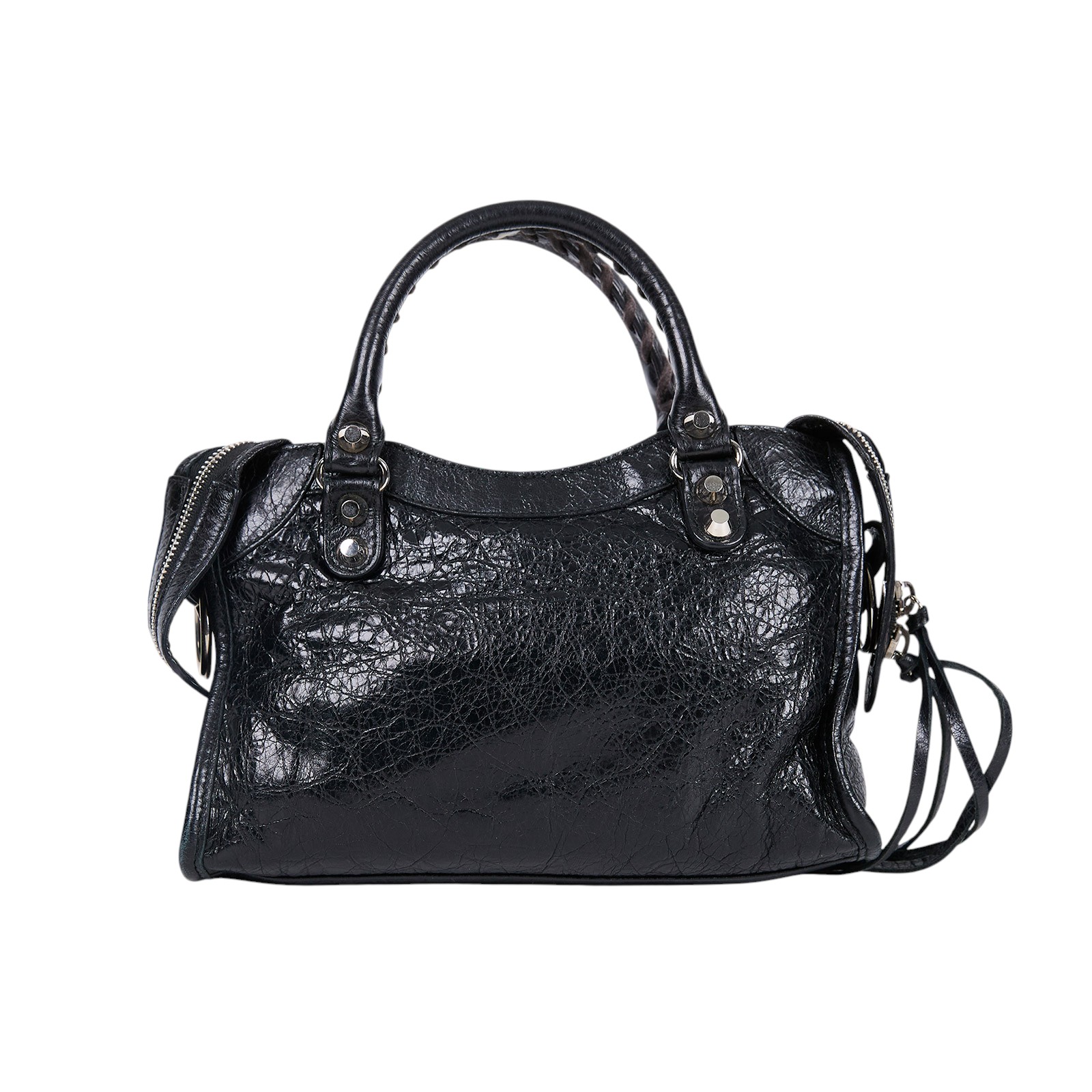 巴黎世家 BALENCIAGA Mini City 機車包 300295 黑MINI CITY機車包 防塵袋/鏡子/背帶