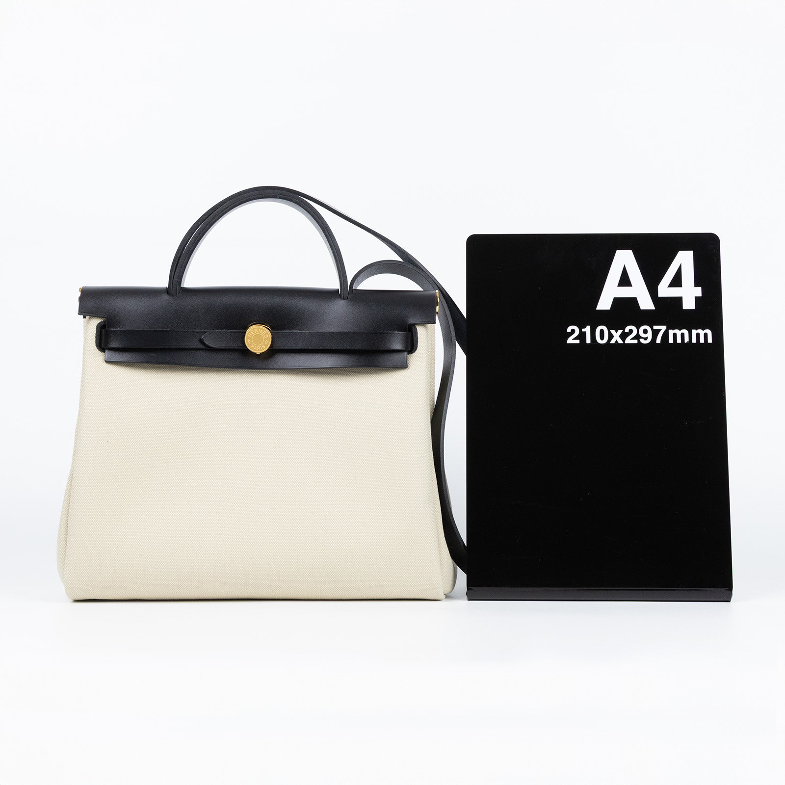 愛馬仕 Hermès Herbag Zip 31 HER31 B刻 黑白HERBAG31 原廠盒子/鎖組/防塵袋