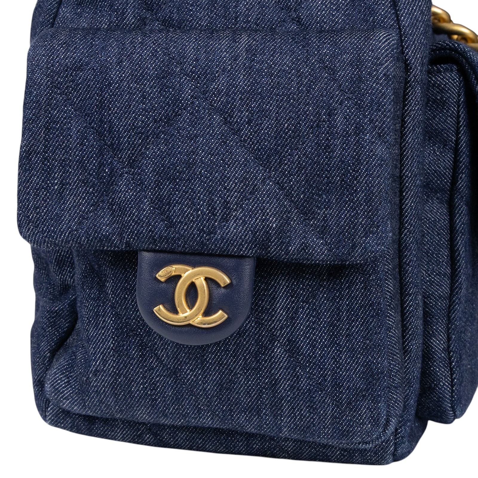 香奈兒 CHANEL 25 小型包 AS5296 晶片款 牛仔HOBO MAIX 原廠盒子/防塵袋/購買證明影本
