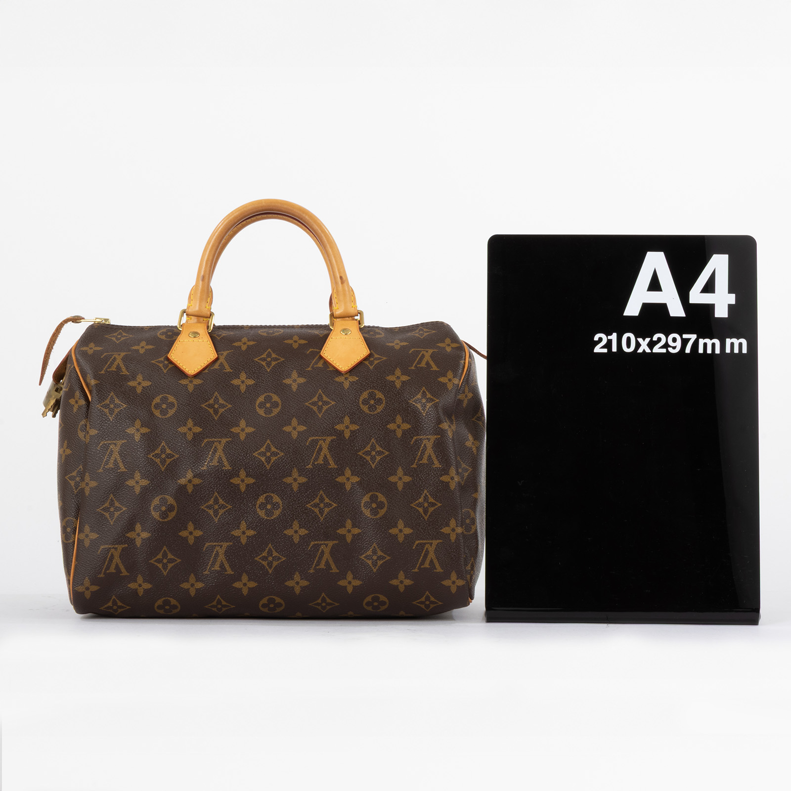 路易威登 LOUIS VUITTON Speedy 30 舊款 手提波士頓包 經典帆布 M41526 原花SPEEDY30 防塵袋/鎖組